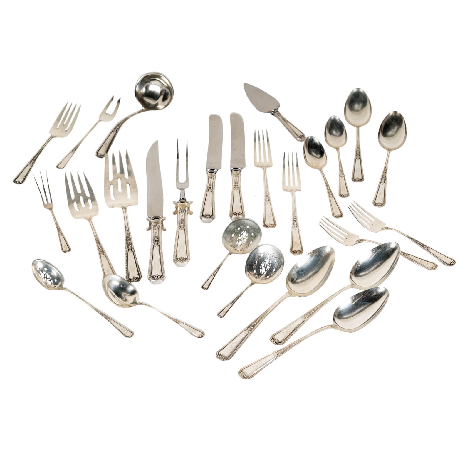Towle Louis XIV Sterling Flatware Service (1 of 11)