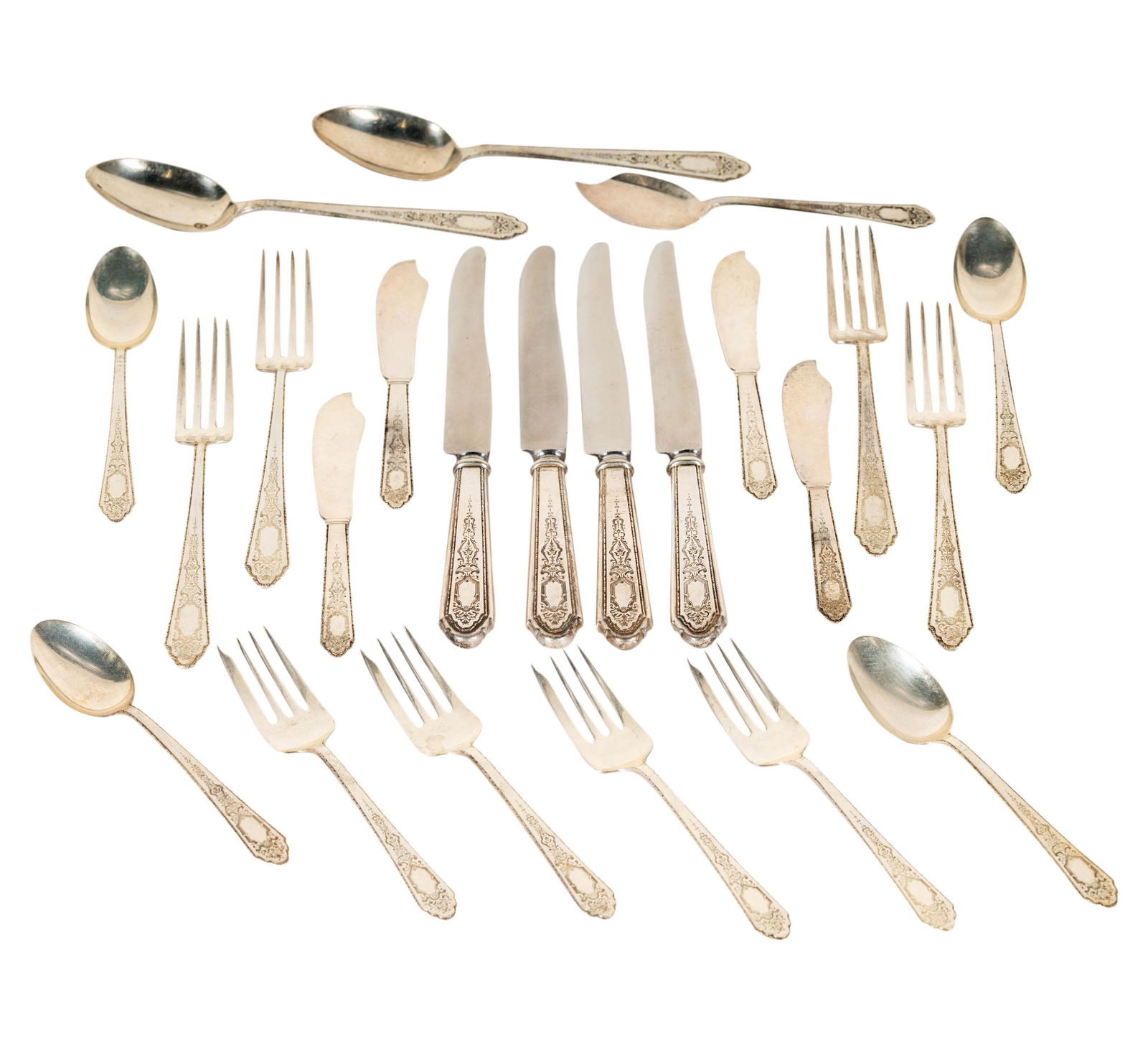Lunt Treasure Sterling Flatware Service (1 of 11)