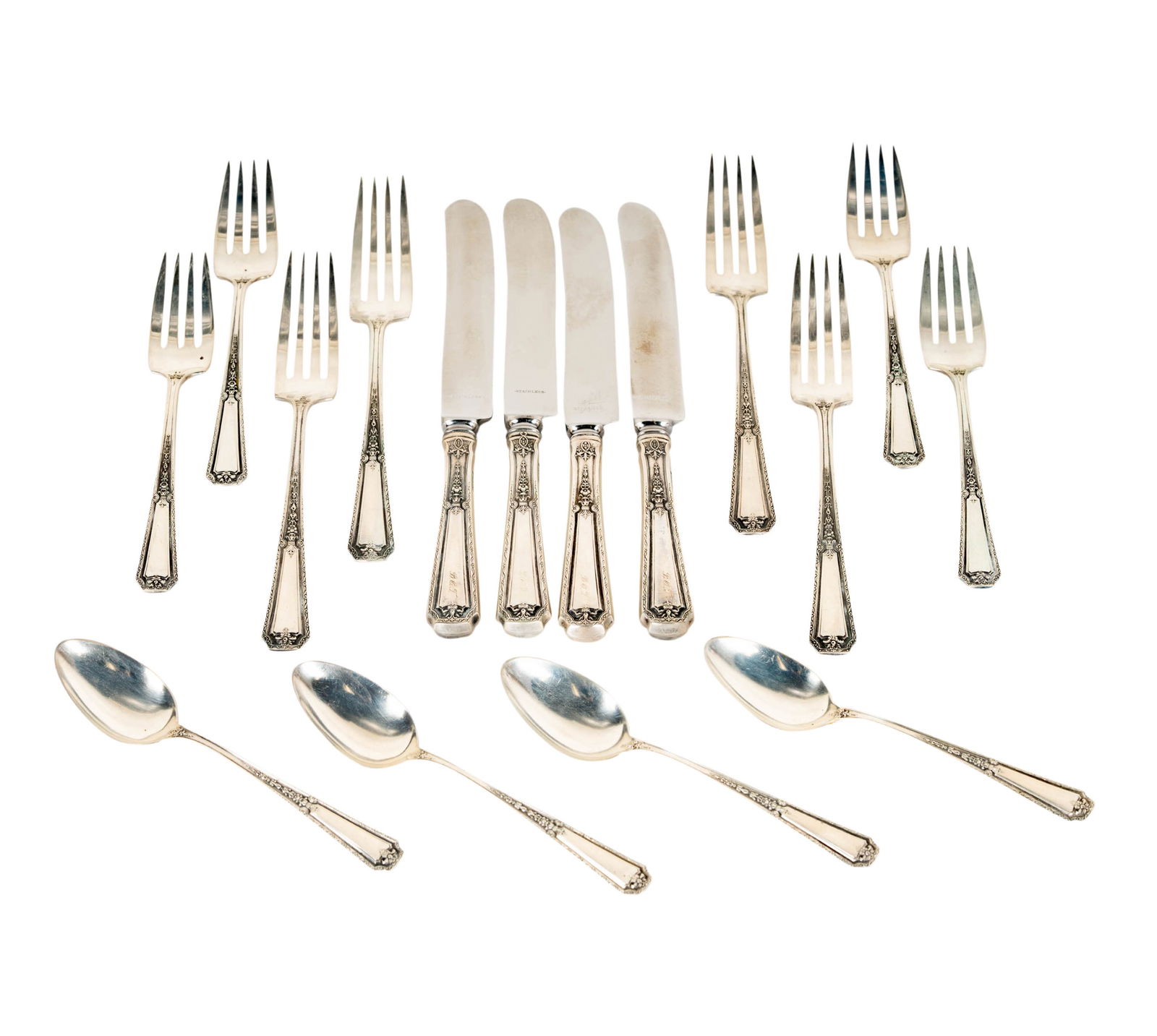 Towle Louis XIV Sterling Flatware Service (1 of 9)