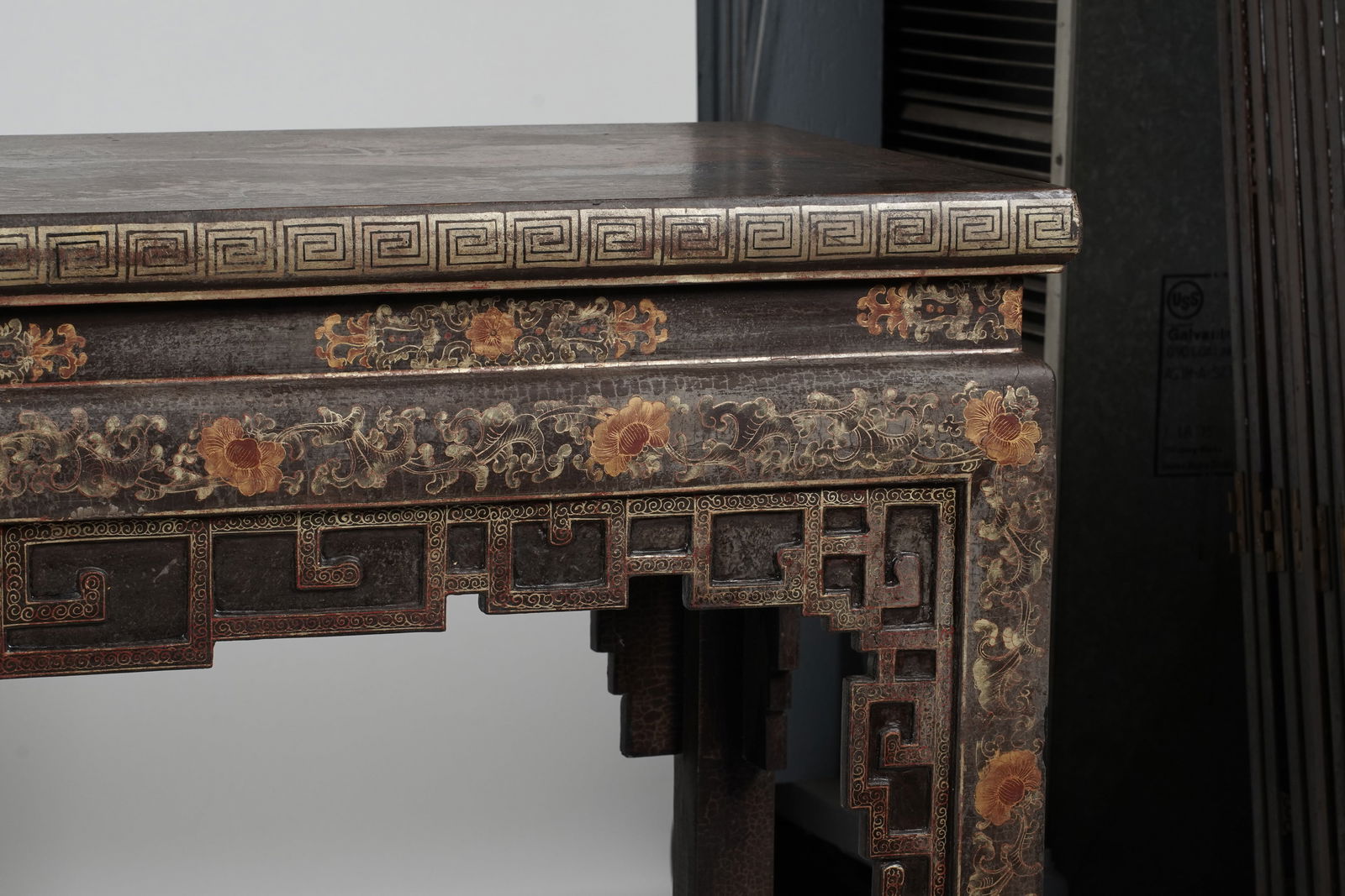 Chinoiserie Deocrated Console Table - 4