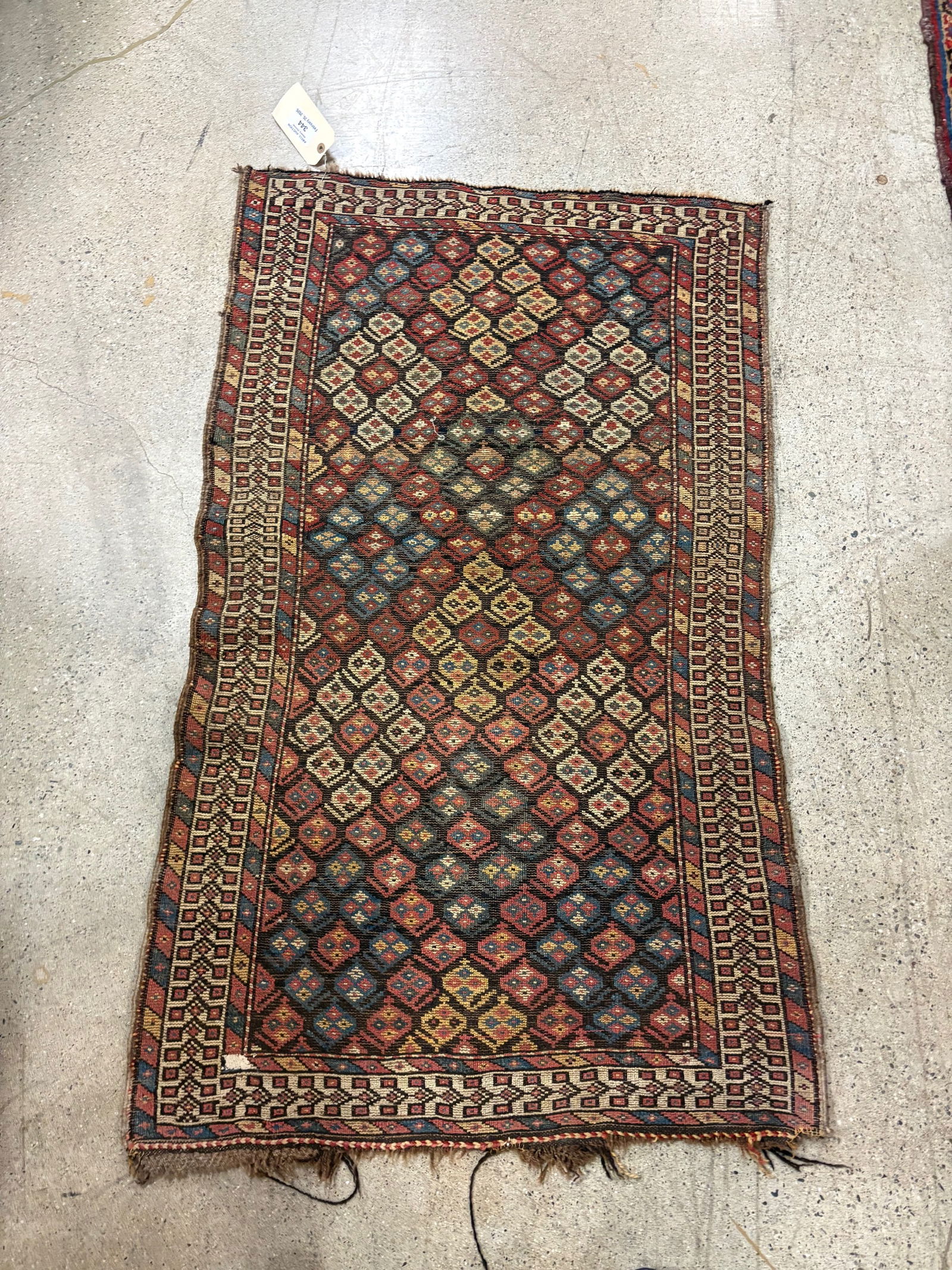 Caucasian Throw Rug 4' x 2'6" - 4