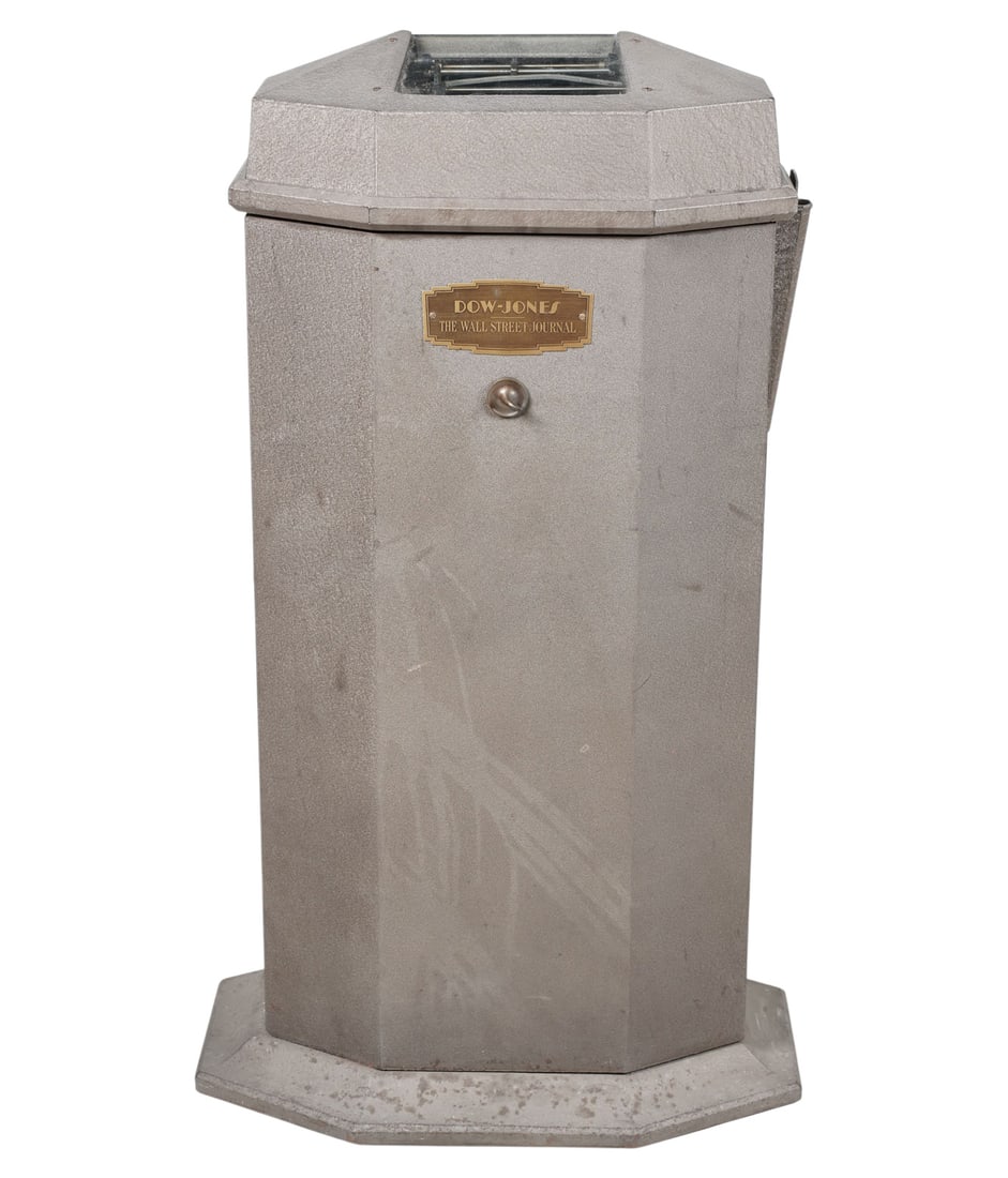 Vintage Dow Jones Stock Ticker: 36 x 20 x 11 in.
