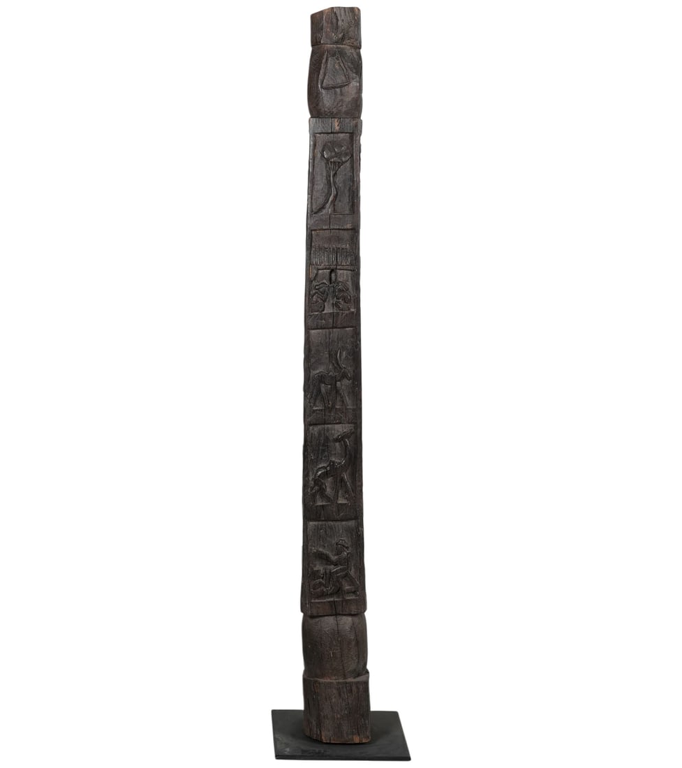 Continental Carved Wood Pole (1 of 9)