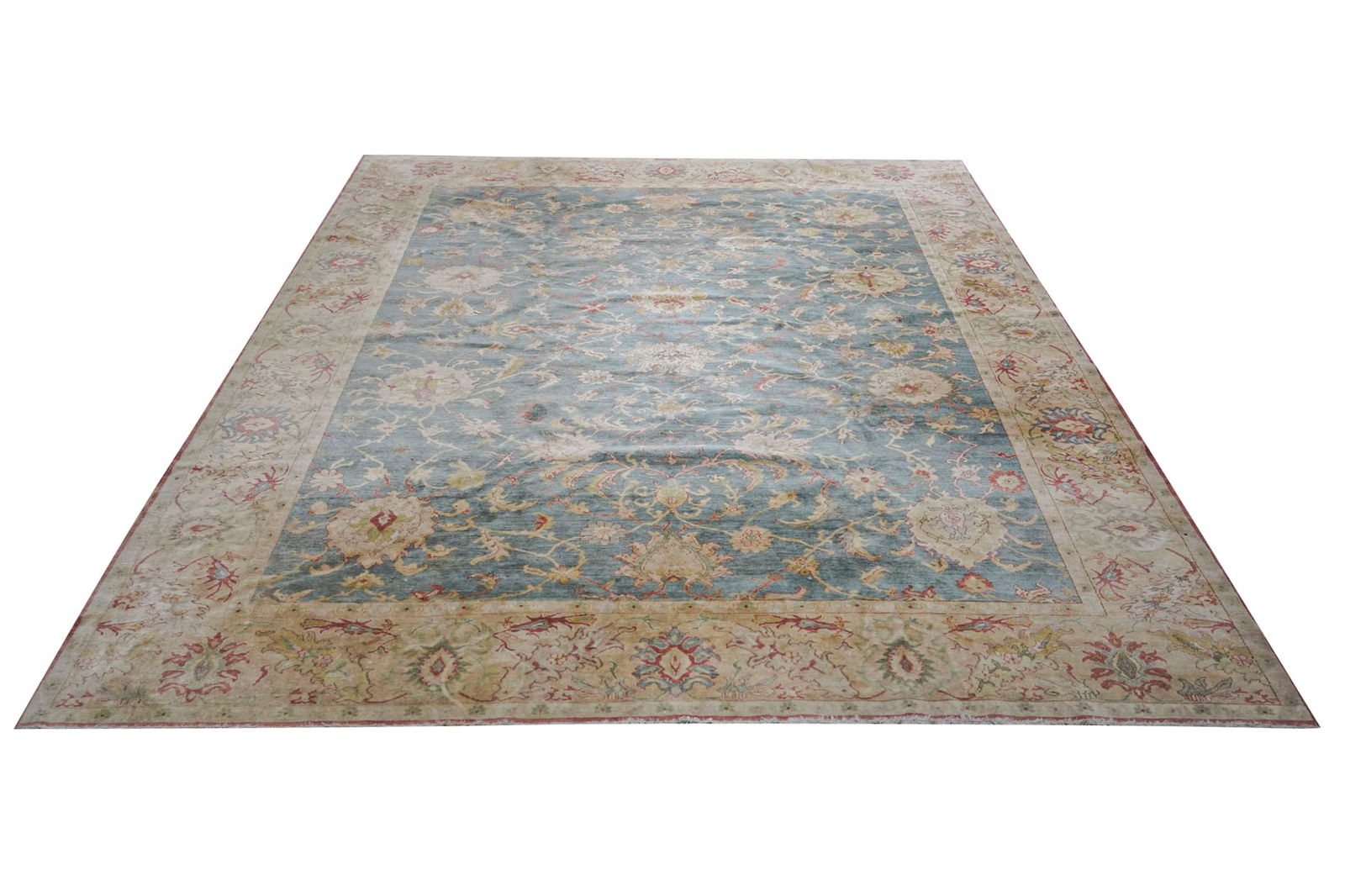 An Indo-Persian Rug: wool on cotton