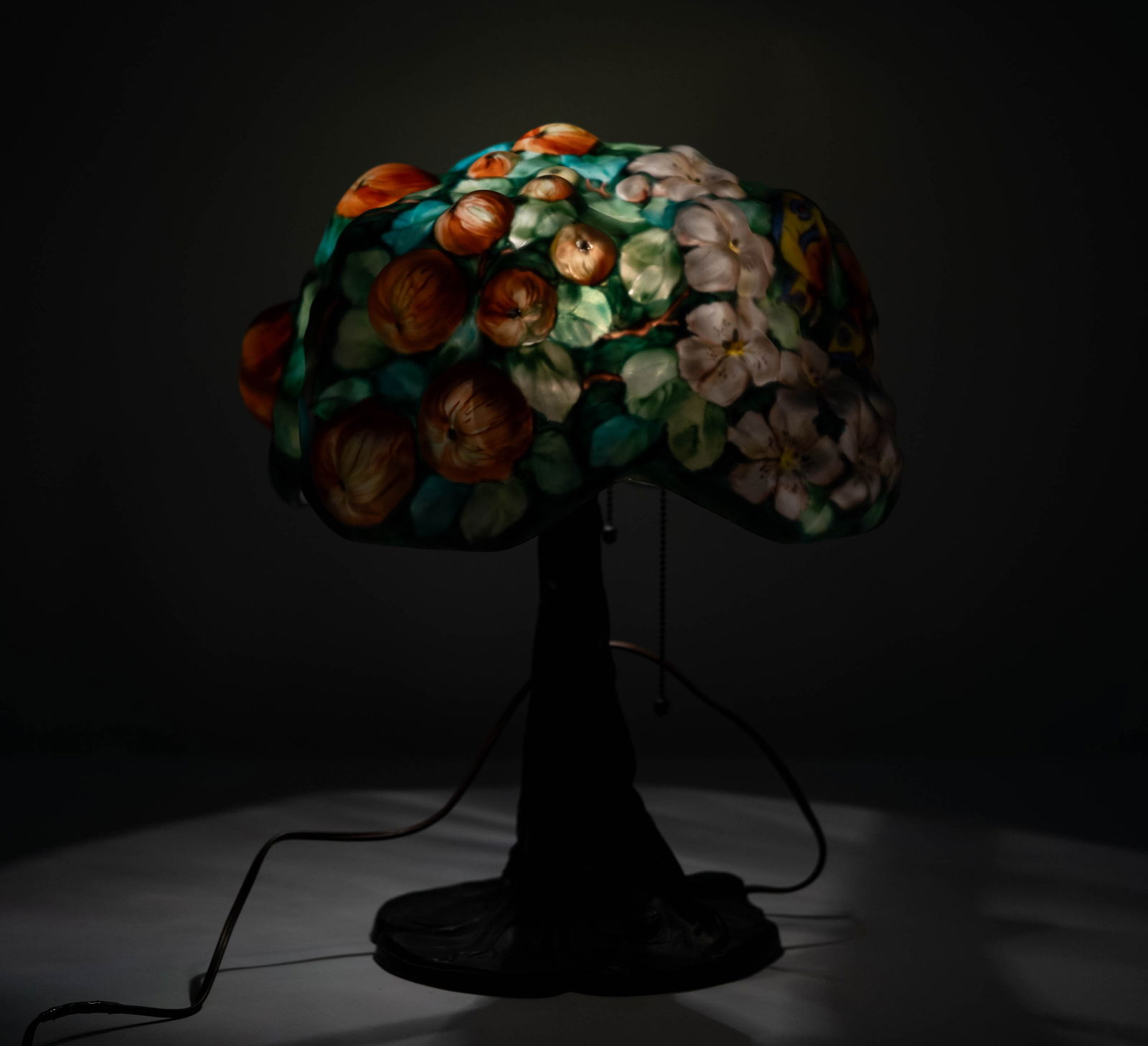 A Pairpoint Puffy Apple Tree Table Lamp - 14