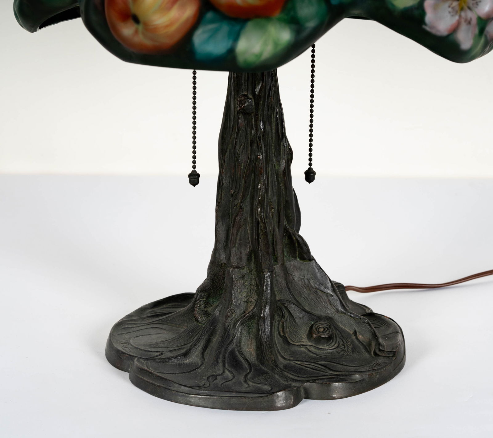 A Pairpoint Puffy Apple Tree Table Lamp - 3