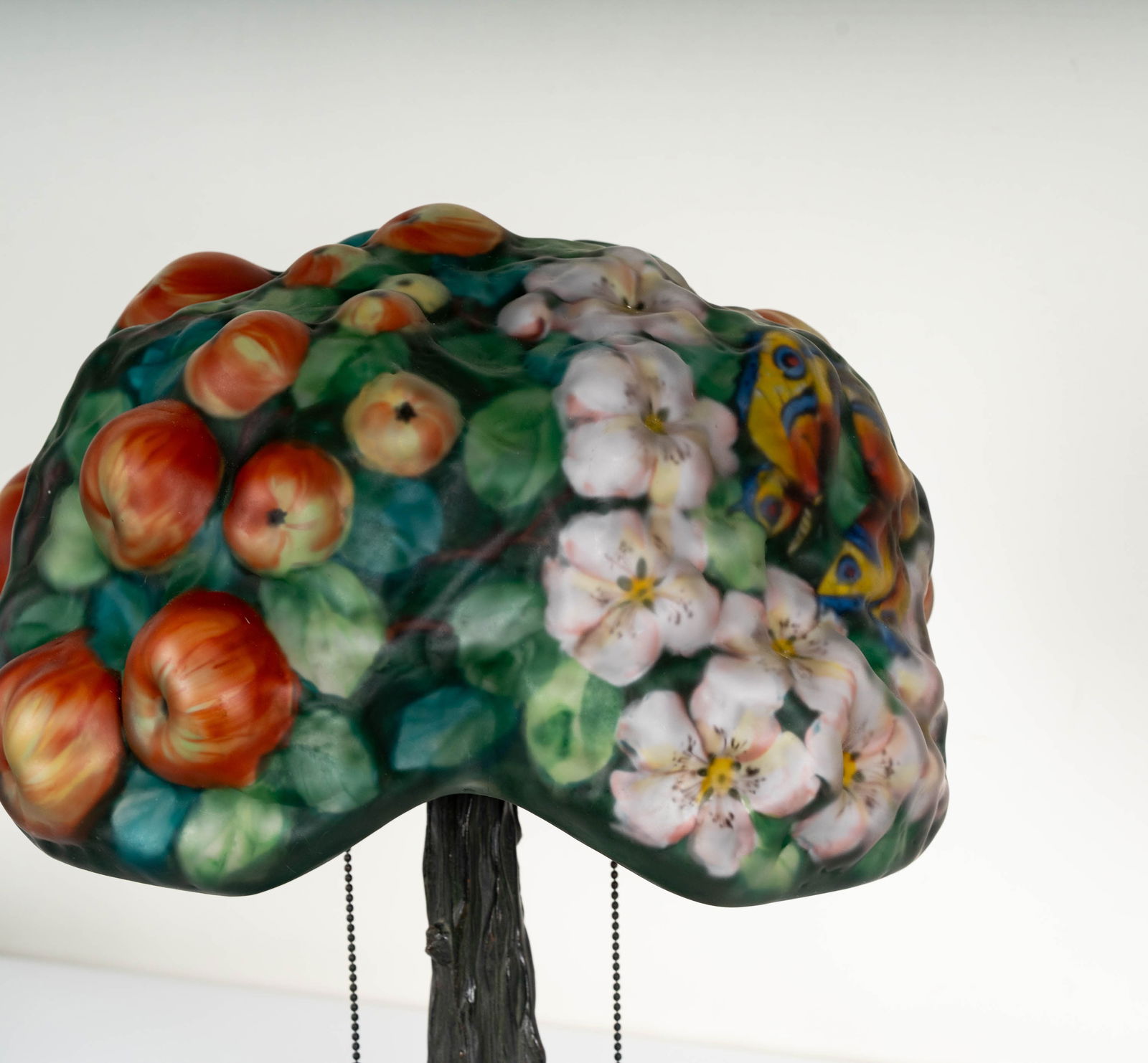 A Pairpoint Puffy Apple Tree Table Lamp - 4