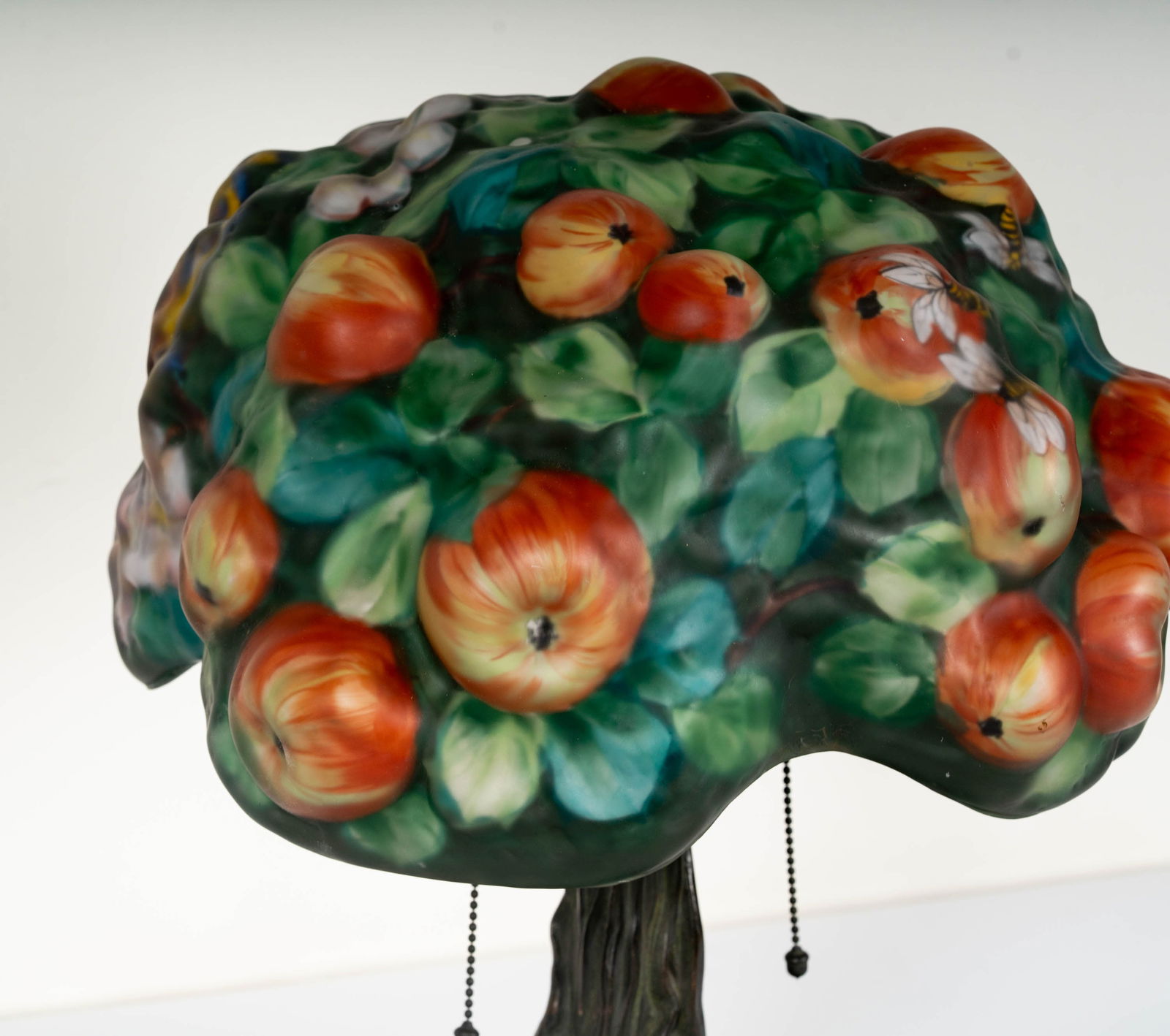 A Pairpoint Puffy Apple Tree Table Lamp - 8