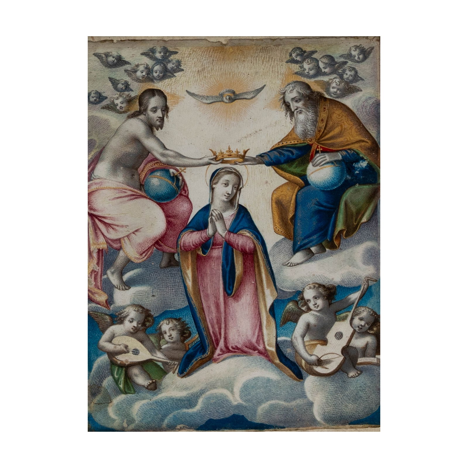 Italian School: The Coronation of The Virgin Mary (1 of 7)