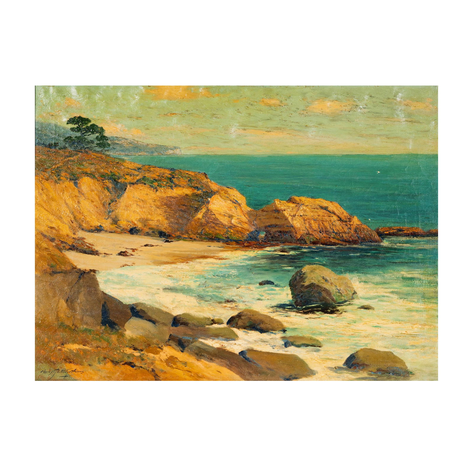 Charles Partridge Adams (1858-1942): Untitled (Rocky Cove) (1 of 8)