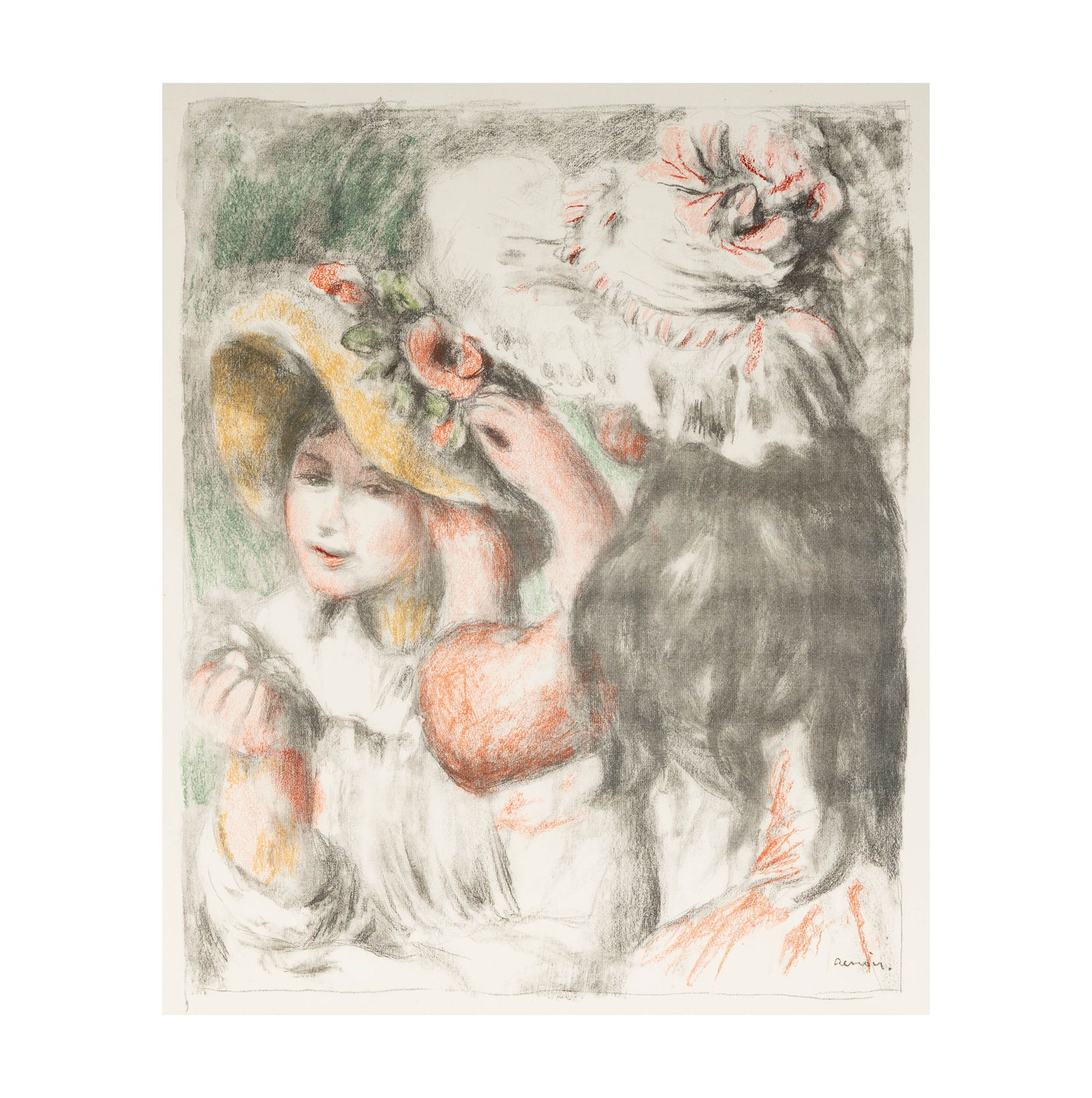 Pierre Auguste Renoir (1841 - 1919): Le chapeau epingle (1 of 10)