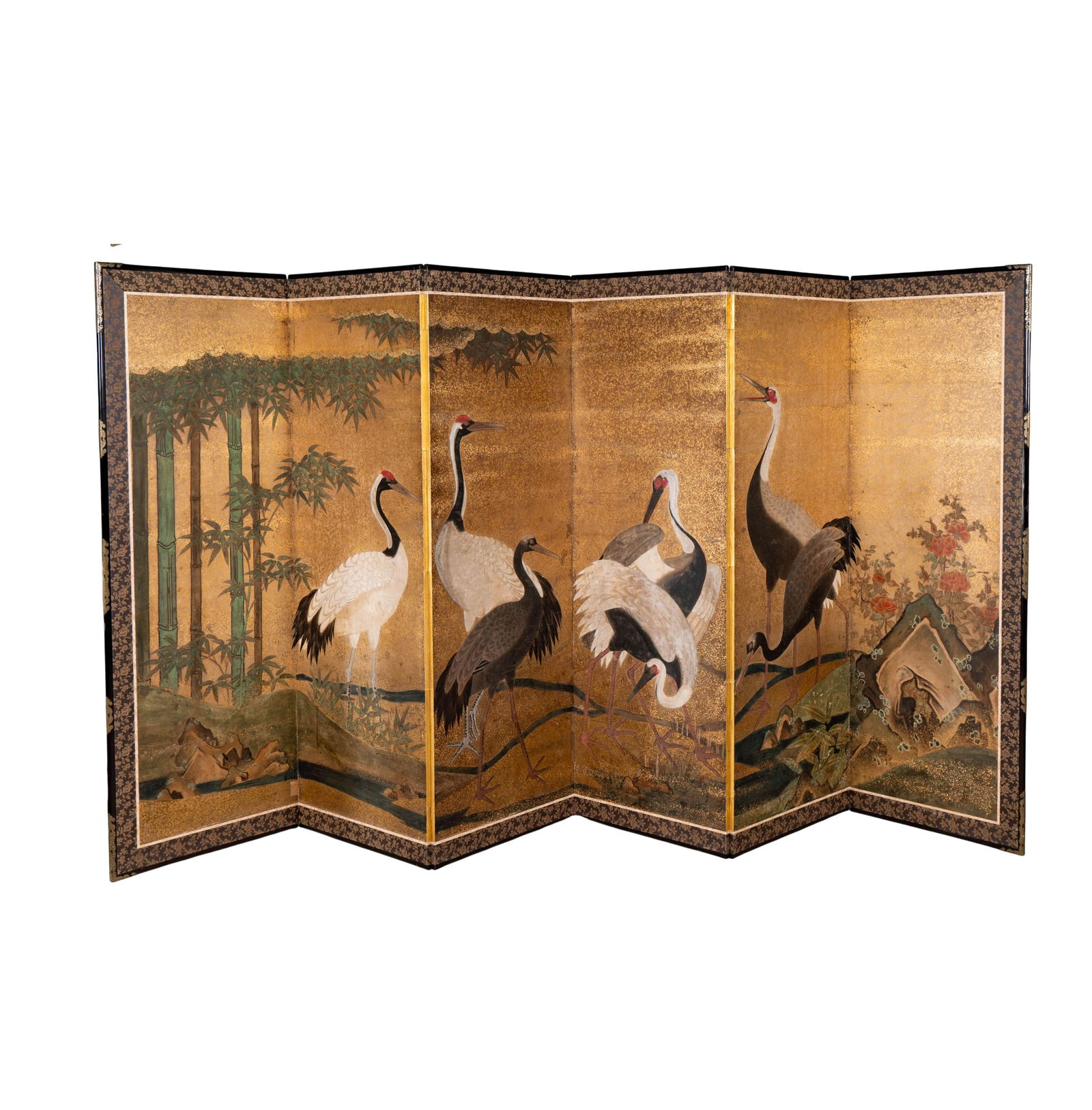 A Japanese Kano School Six-Panel Screen (1 of 8)