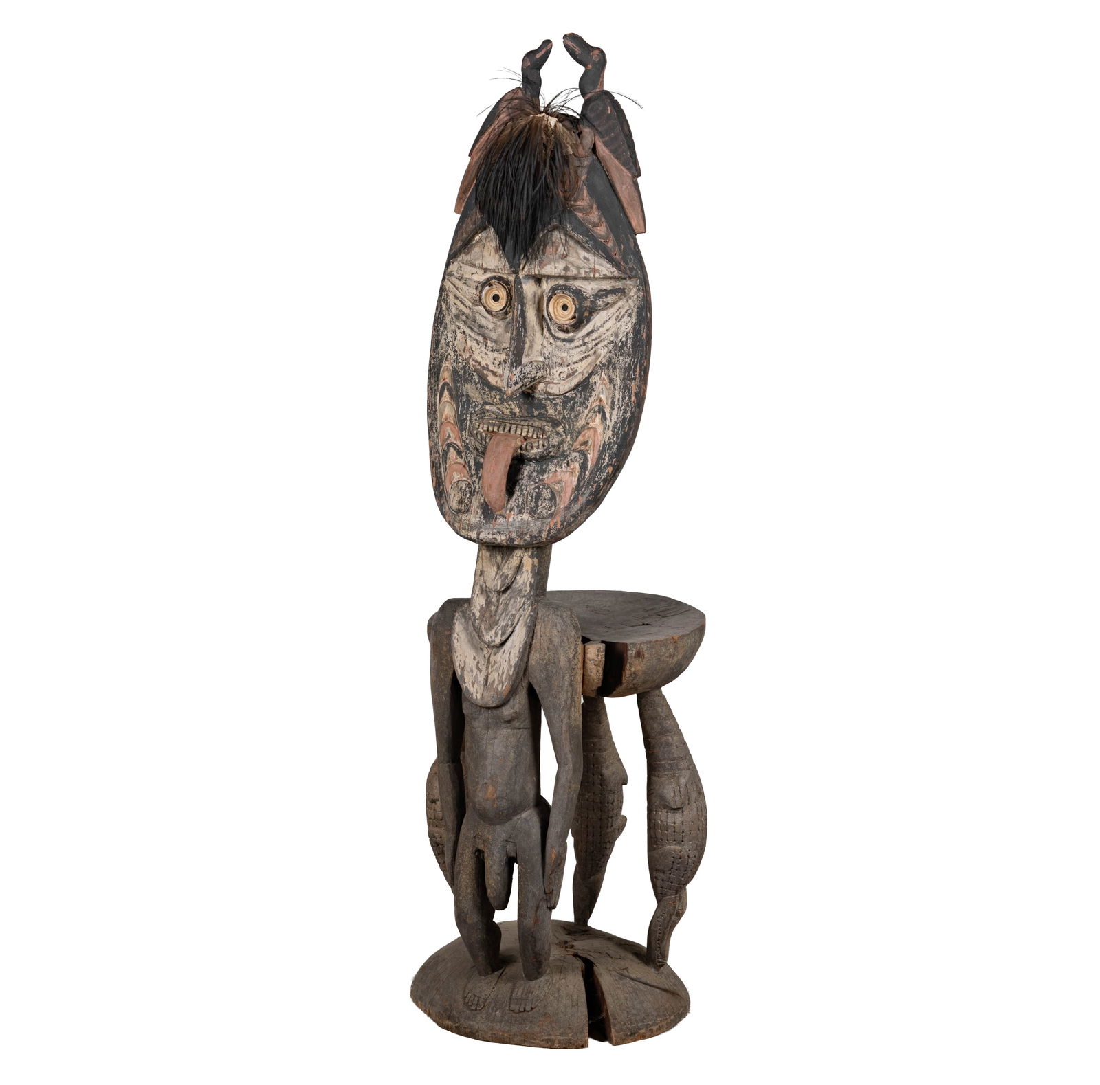 An African Figural Stool (1 of 11)