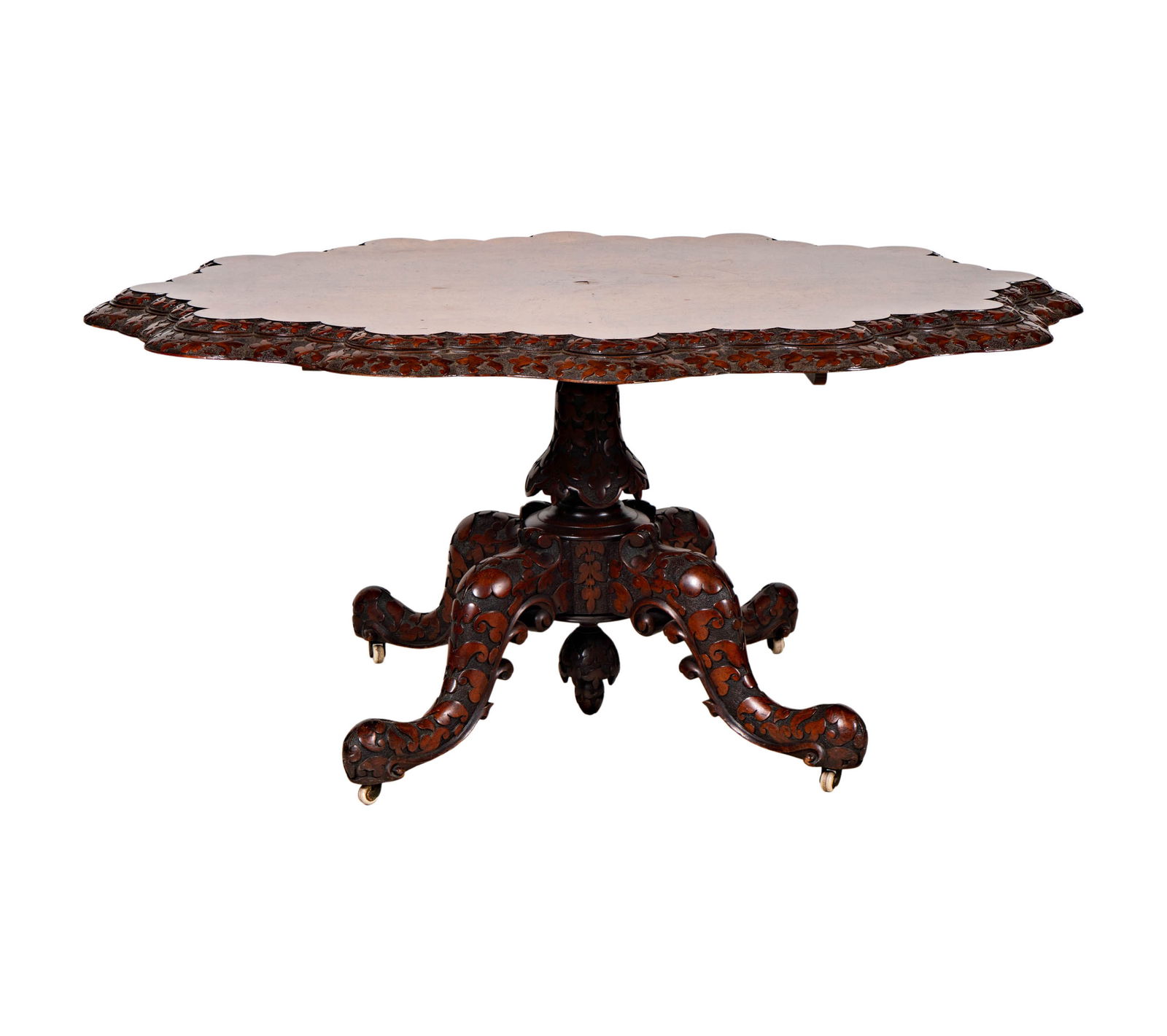 A Burl Walnut Center Table (1 of 18)