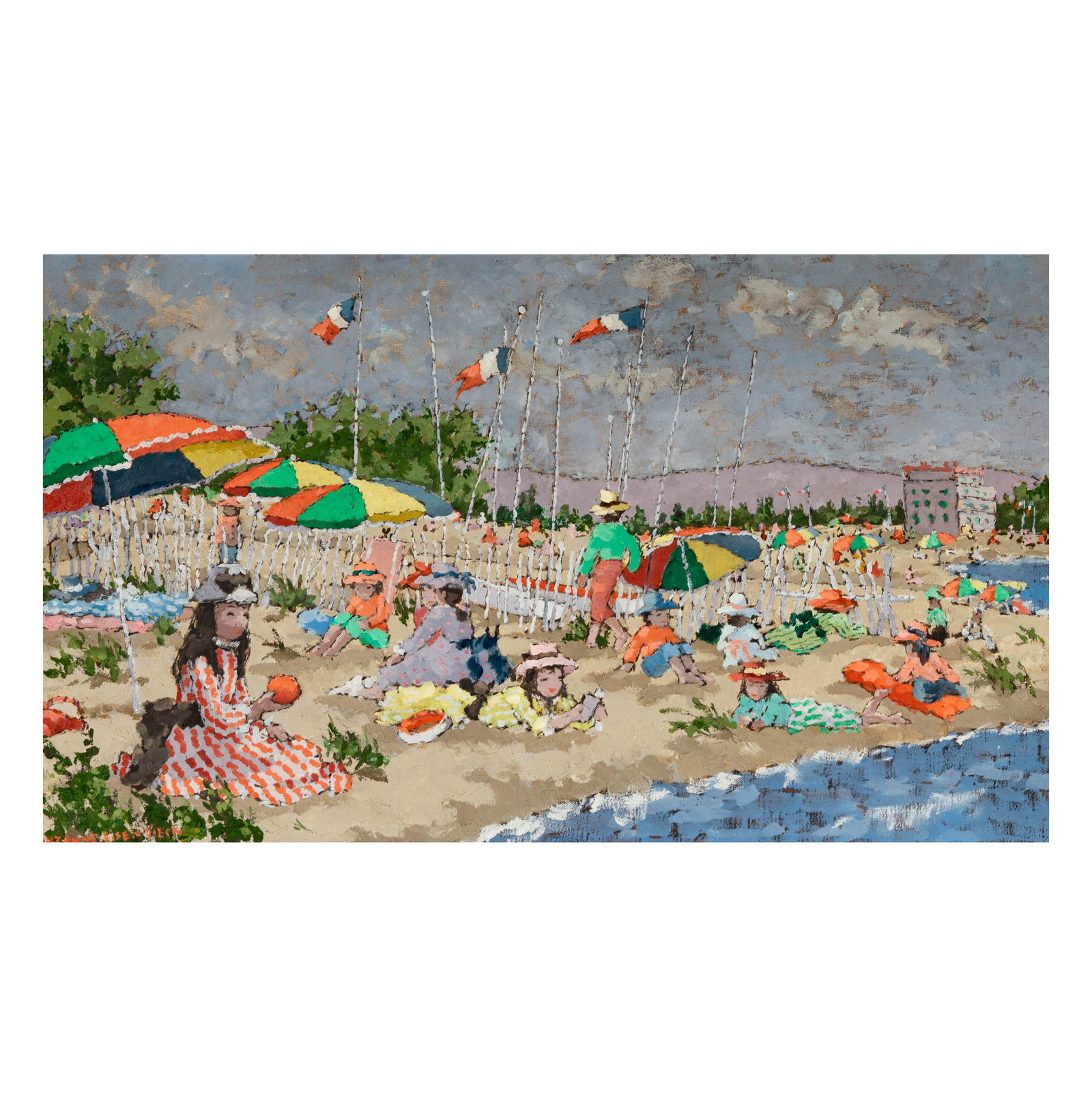 Suzanne Eisendieck (1908 - 1998): Plage A Cros De Cagnes (1 of 10)