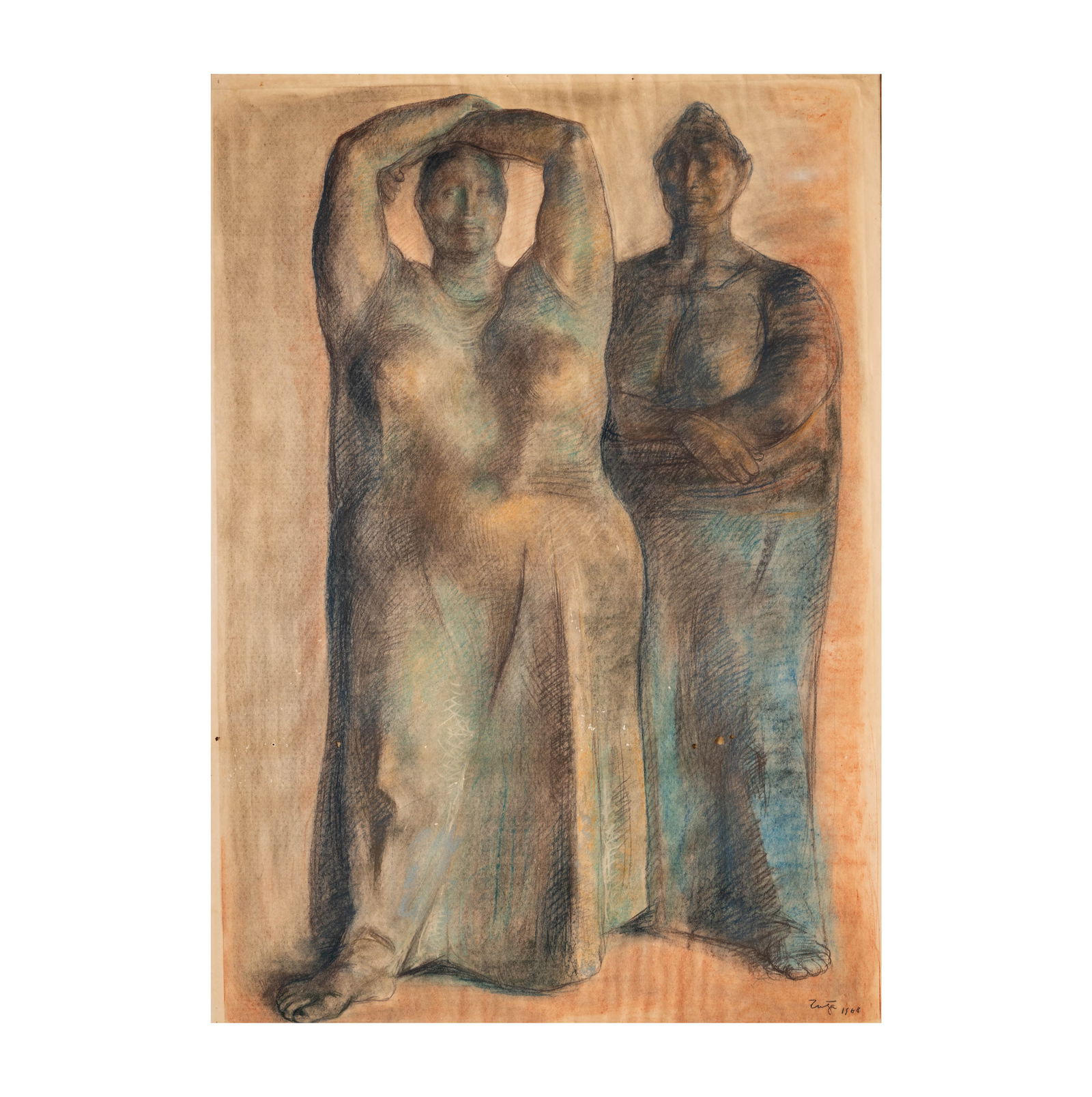 Francisco Zuniga (1912-1998): Dos Mujeres (1 of 12)