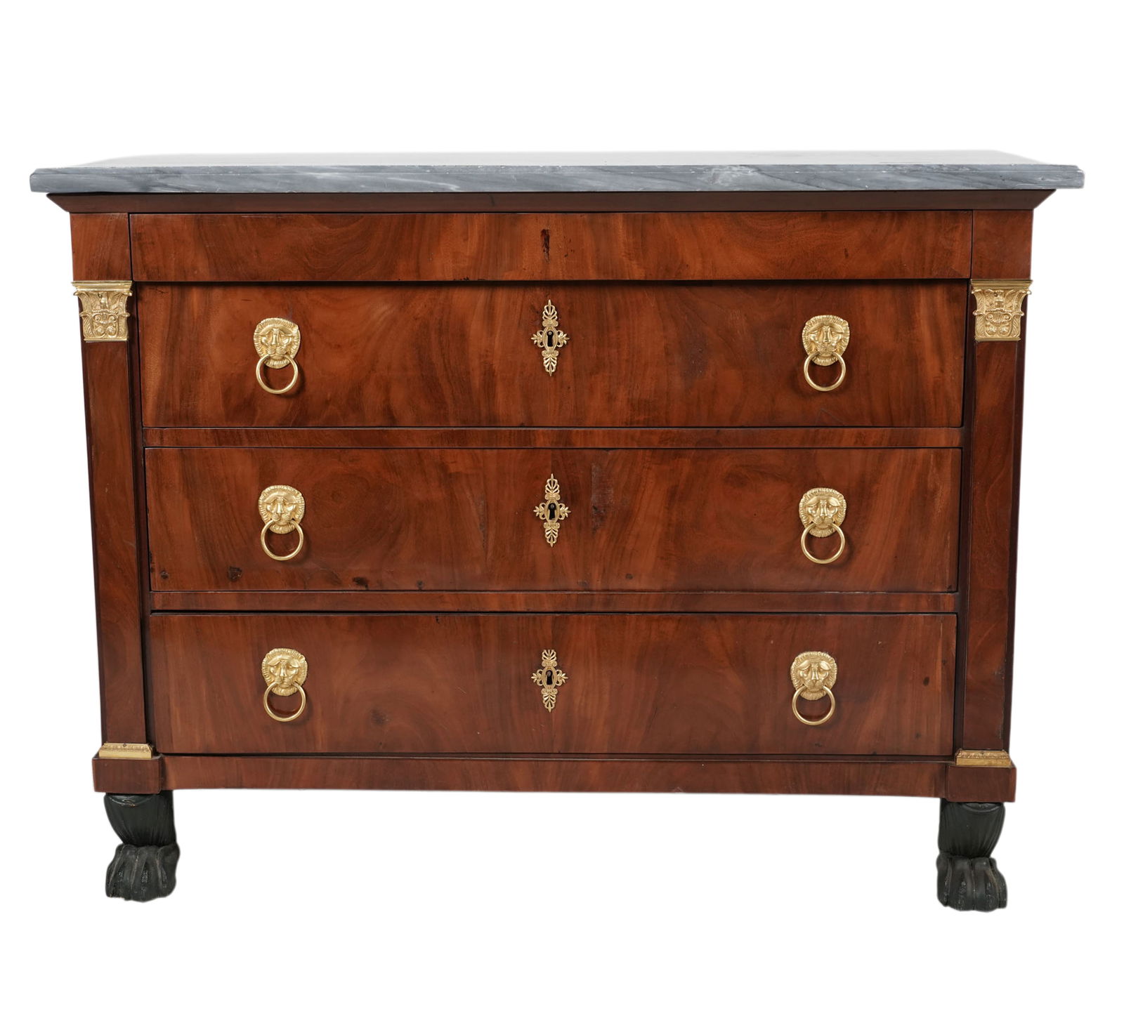 An Empire-Style Marble-Top Commode (1 of 11)