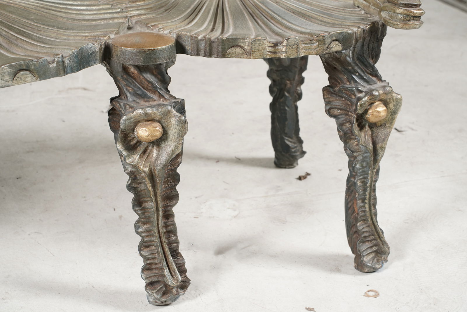 A Rococo-Style Grotto Settee - 5