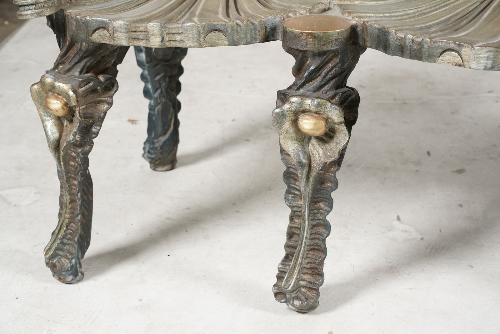 A Rococo-Style Grotto Settee - 6