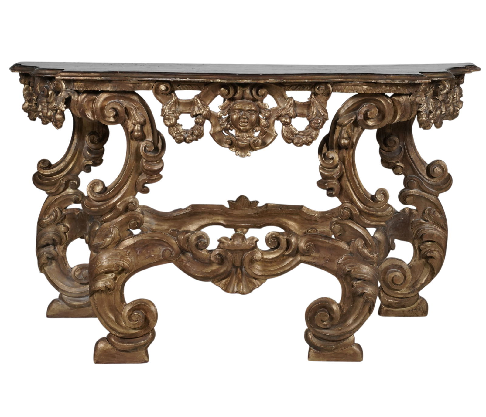 A Console Table with Faux Marble Top (1 of 19)