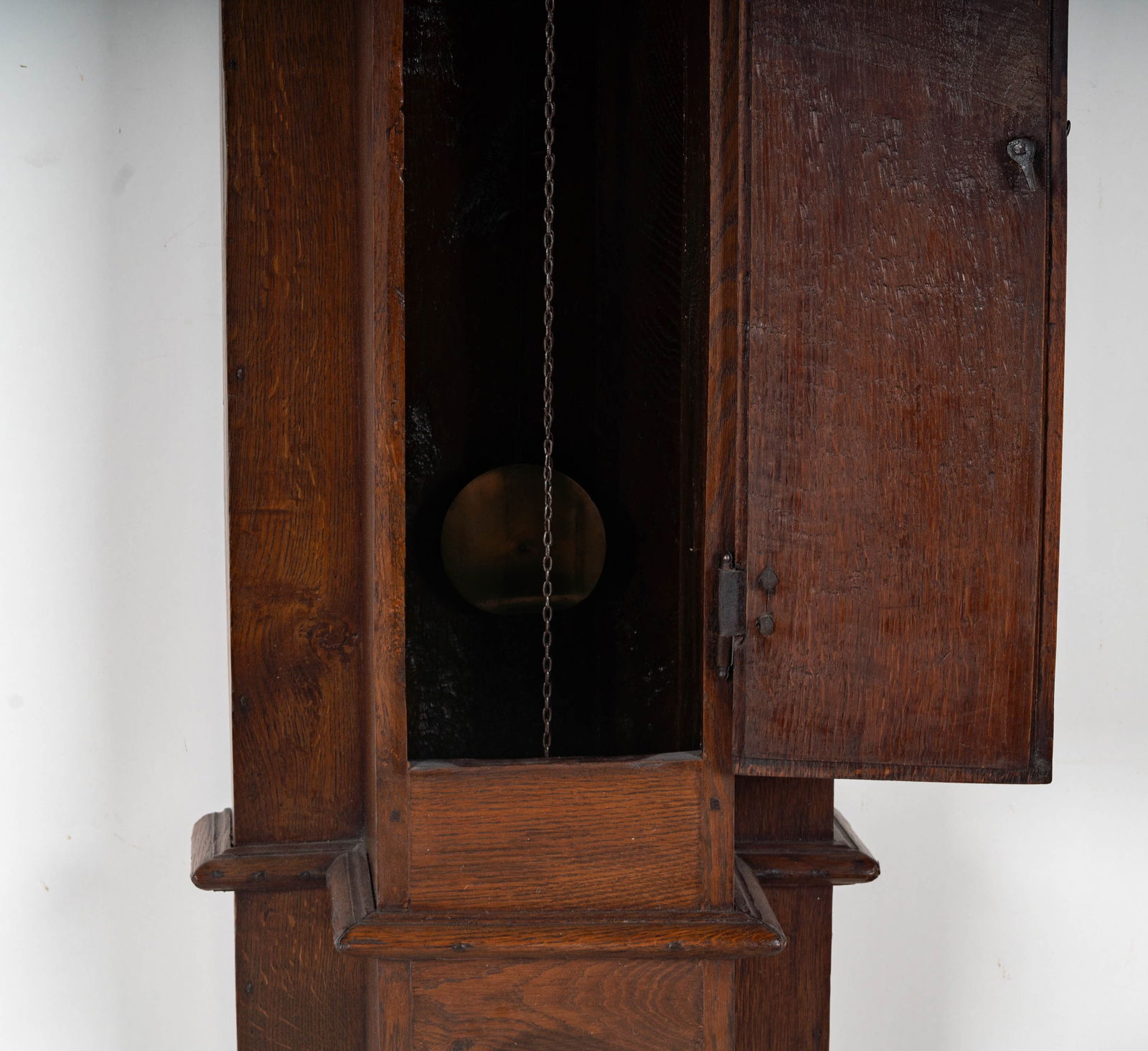 A Continental Oak Longcase Clock - 14