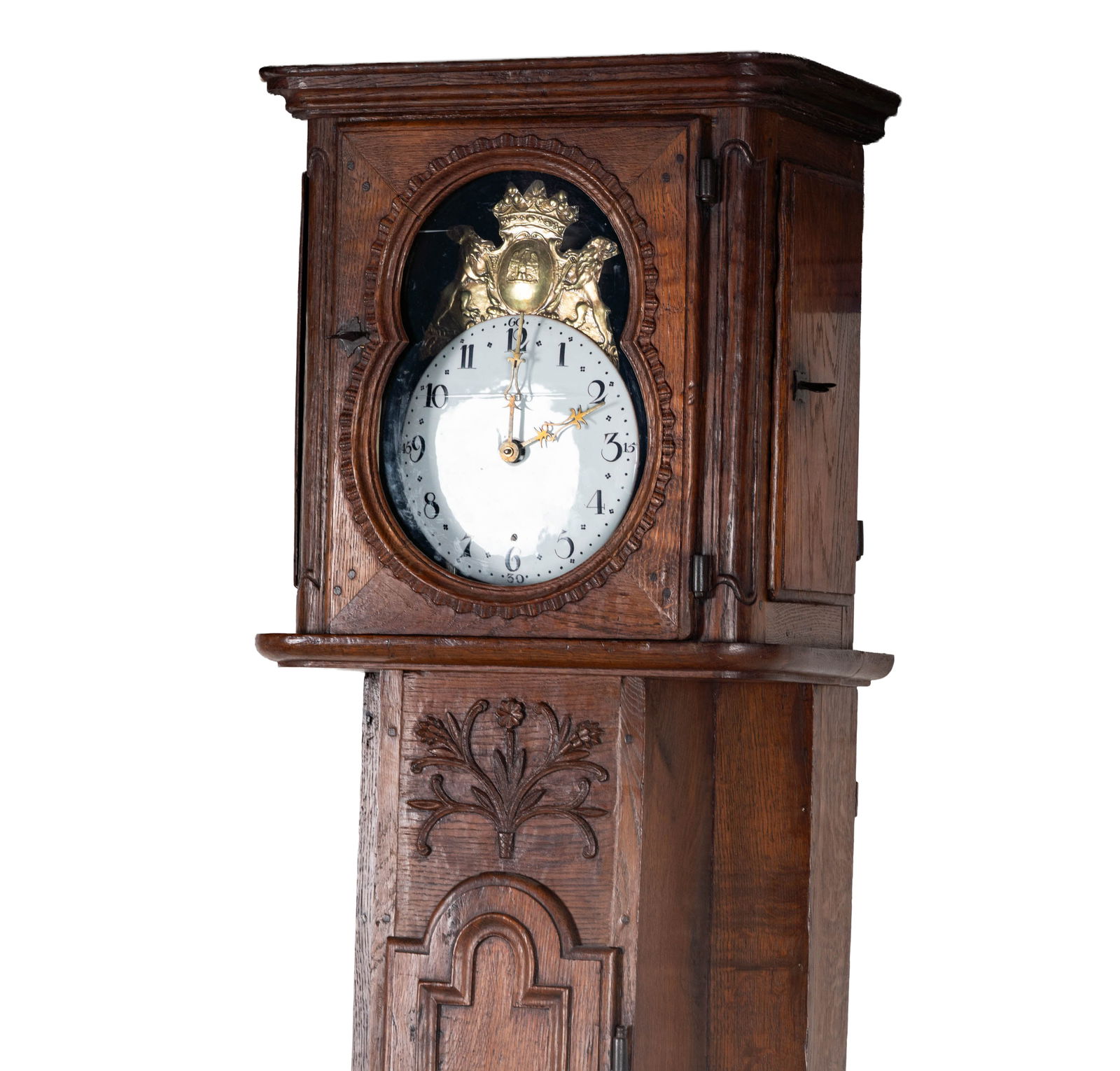 A Continental Oak Longcase Clock - 6