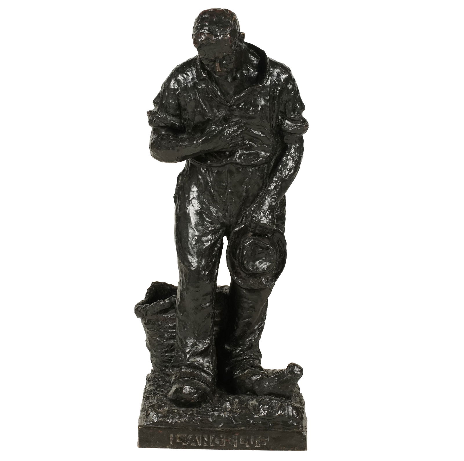 A Bronze Sculpture of a Miner (1 of 11)
