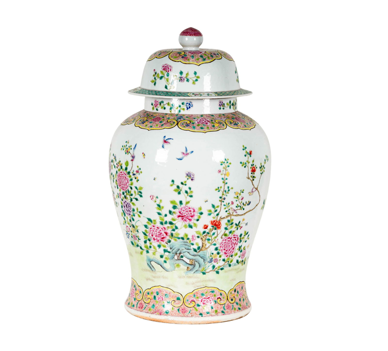 A Chinese Famille Rose Porcelain Jar (1 of 12)