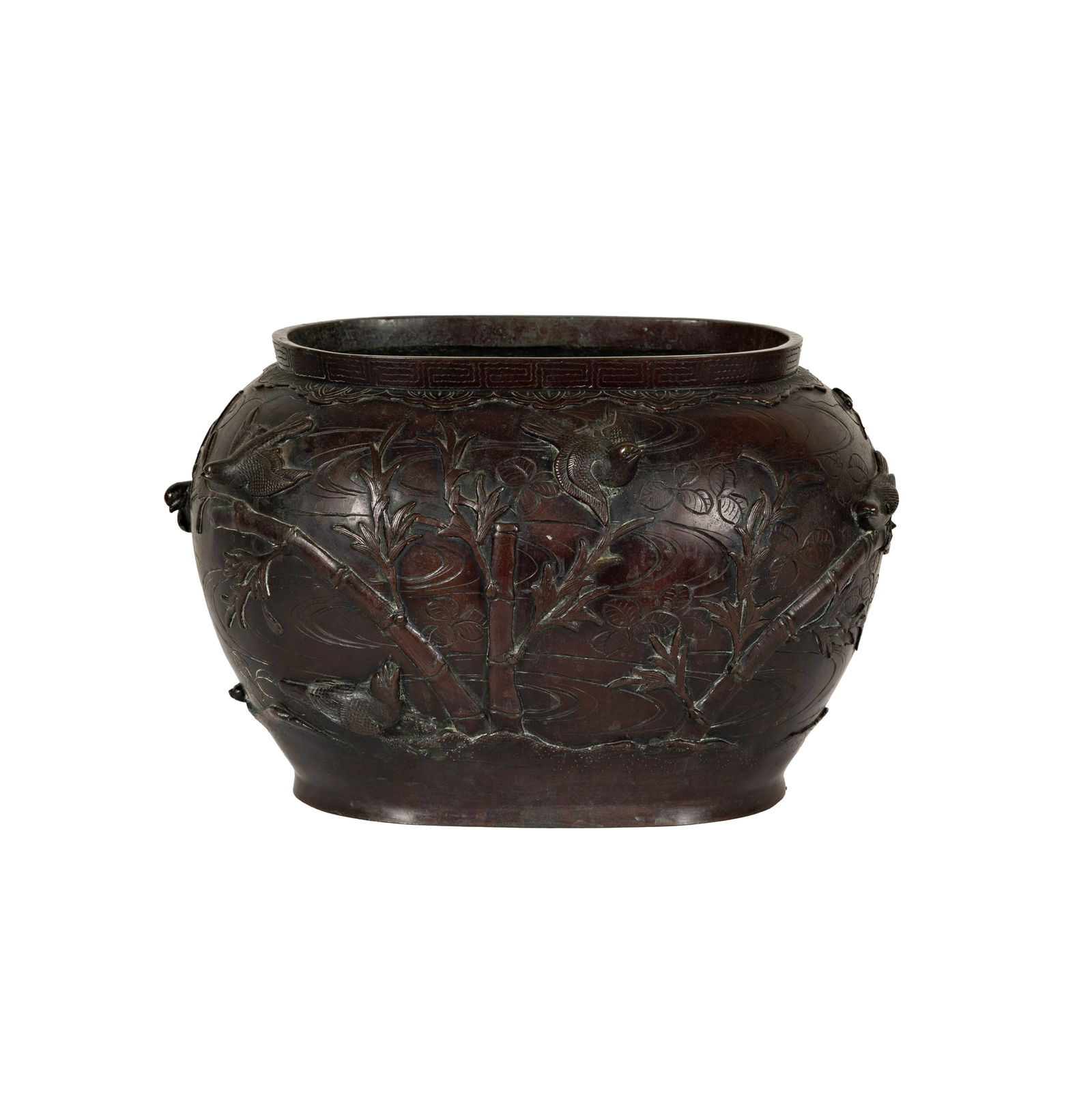 A Chinese Bronze Jardiniere (1 of 8)