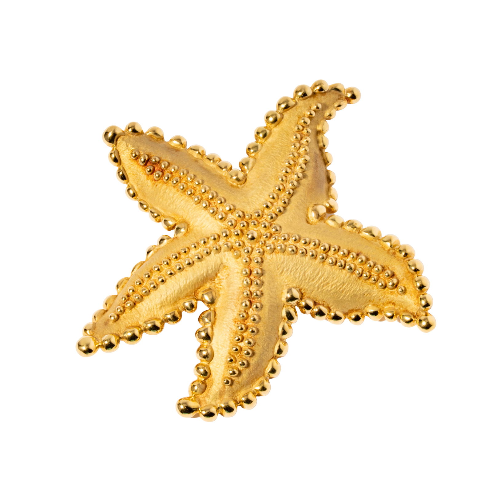 Tiffany & Co. 18 Karat Yellow Gold Starfish Brooch (1 of 6)