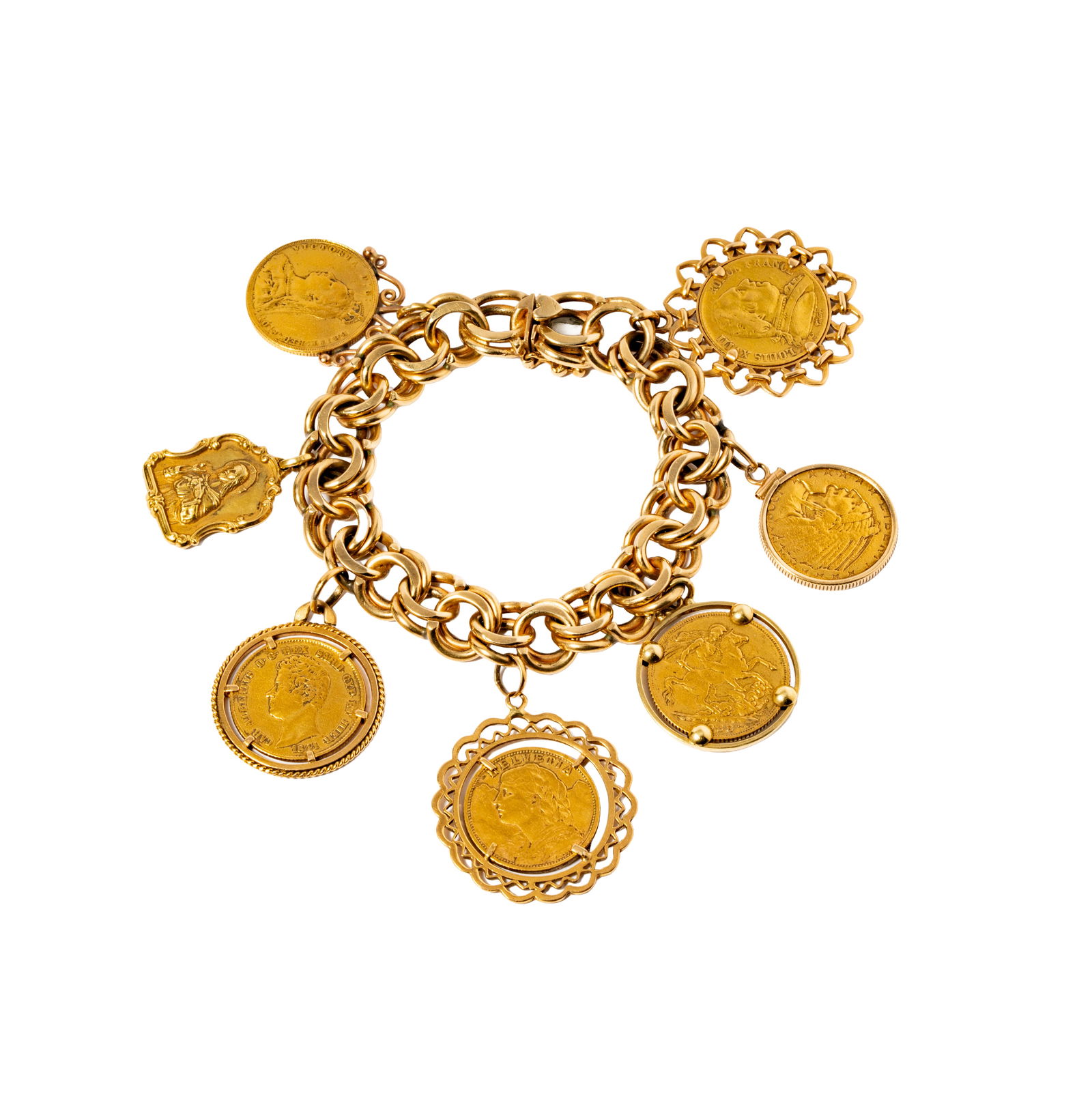Yellow Gold Charm Bracelet (1 of 19)