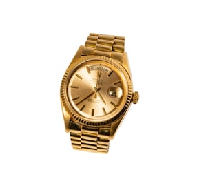 Rolex 18 Karat Yellow Gold Day-Date Watch