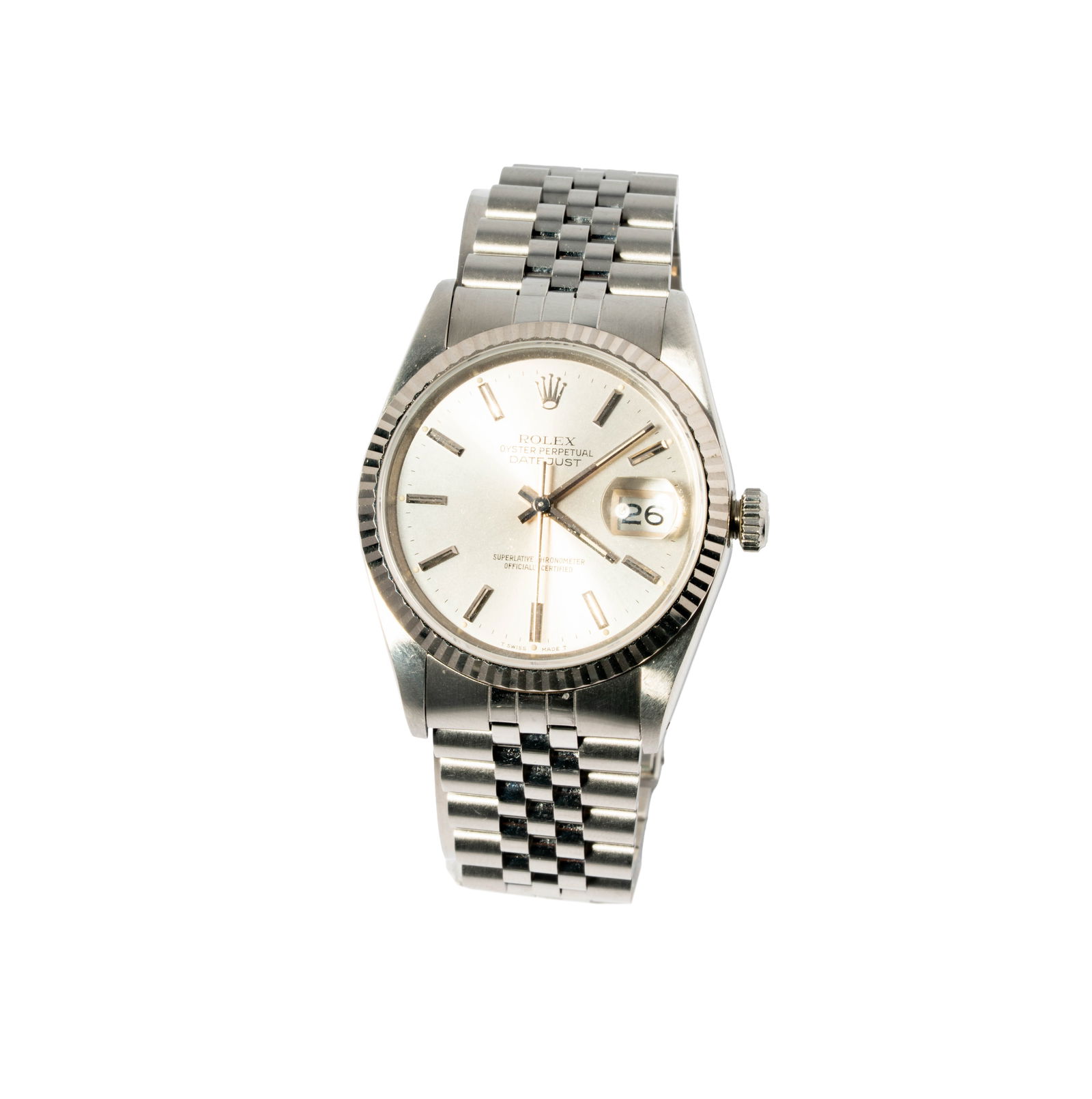 Rolex Stainless Steel Oyster Perpetual Date-just Watch (1 of 8)