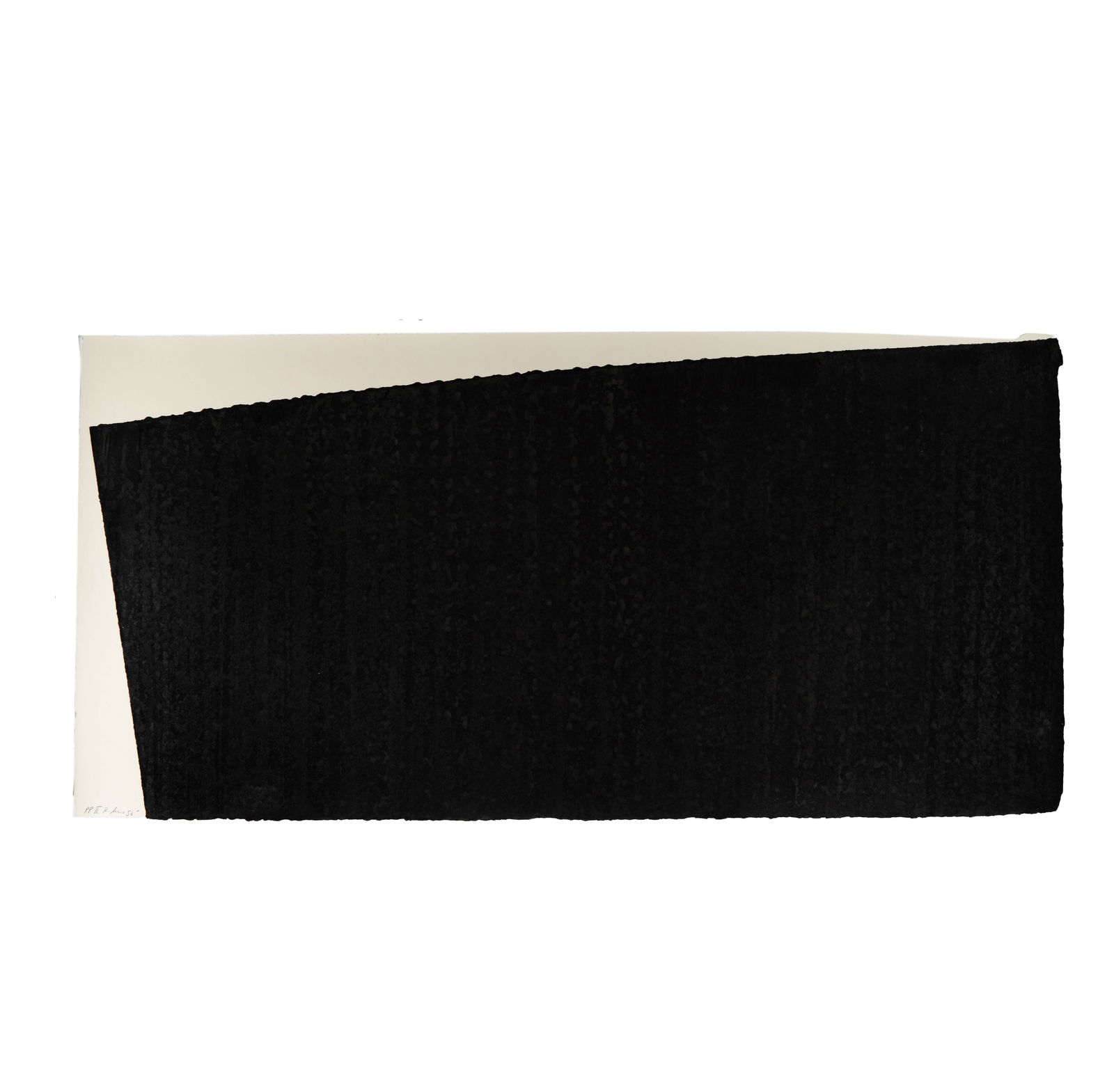 Richard Serra (1939 - 2024): Olson: 1956, pencil signed and dated lower left, 77 x 41 in.