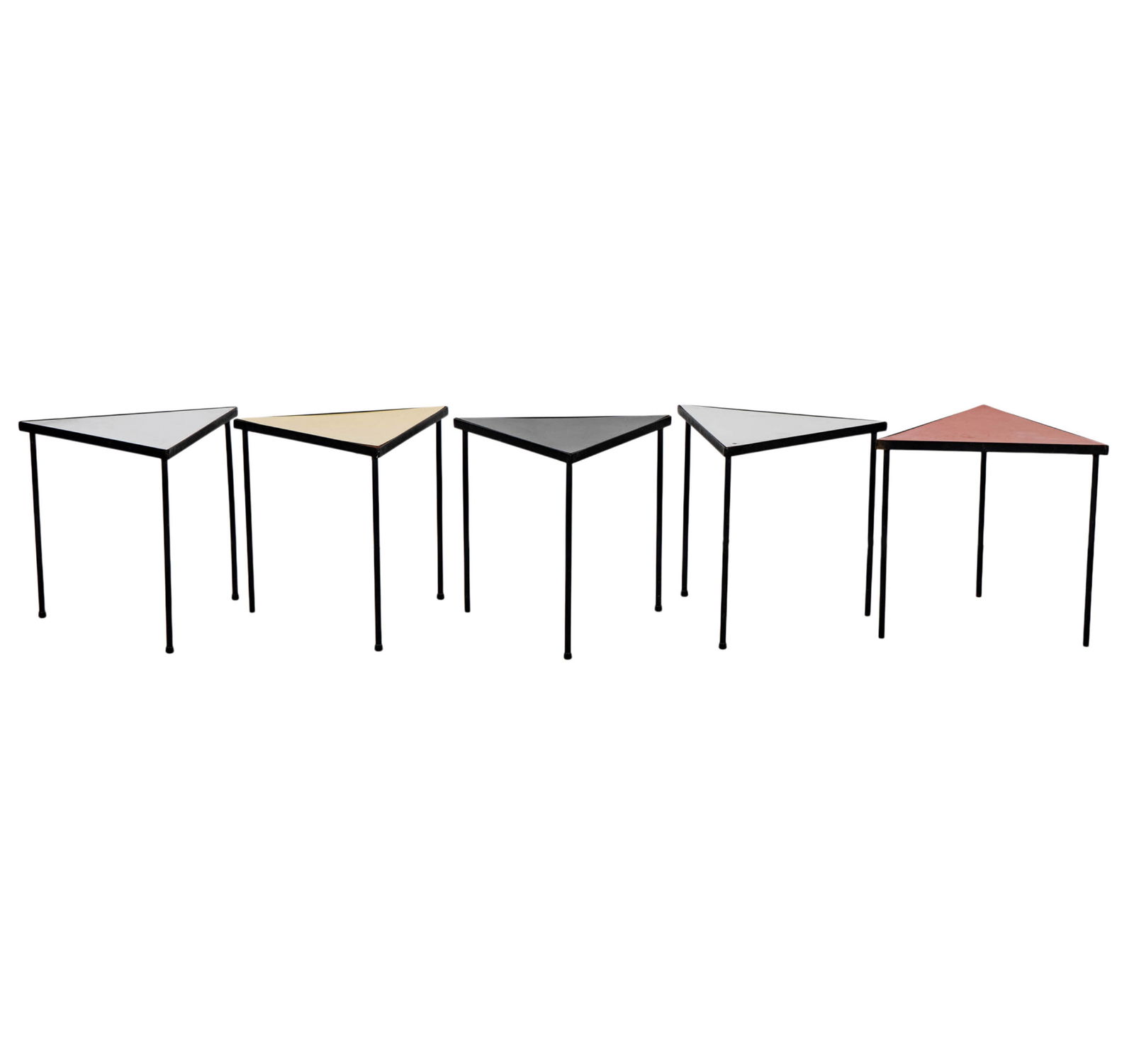 Frederic Weinberg: Five Triangular Side Tables (1 of 12)