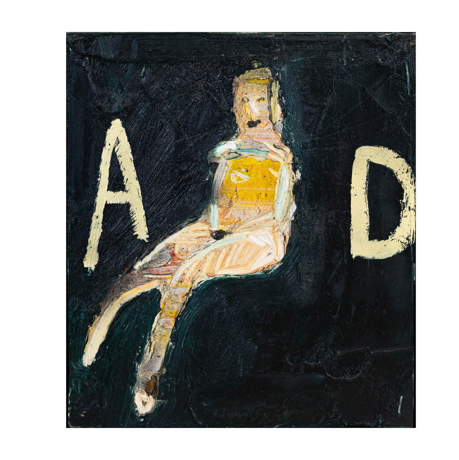 James Pinkney Havard (1937 - 2020): Agnes Dillard: oil and wax on wood, 2002, signed, dated and titled verso, 18 x 16 in. frame: 20 x 18 in. Provenance: Property from a Santa Fe, New Mexico estate