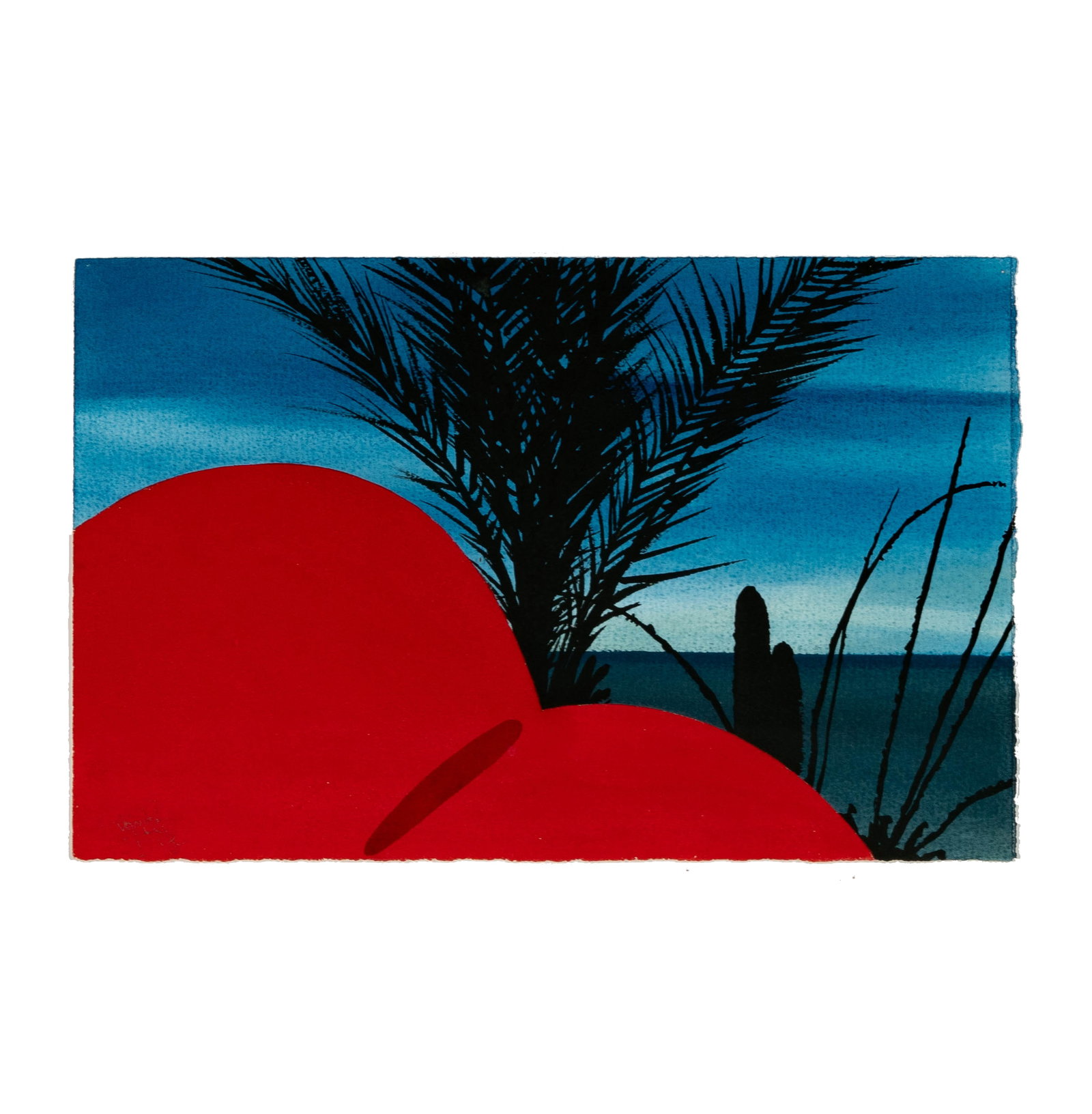 Billy Al Bengston (1934 - 2022): Untitled (Palm Tree) (1 of 7)