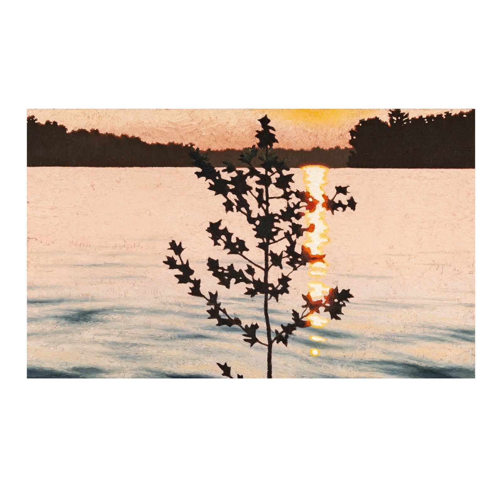 Carlton Nell Jr. (21st century): Composition 170: oil on wood panel, 2005, signed, titled, and dated verso, 6 x 10 in., frame:8 x 12 in.