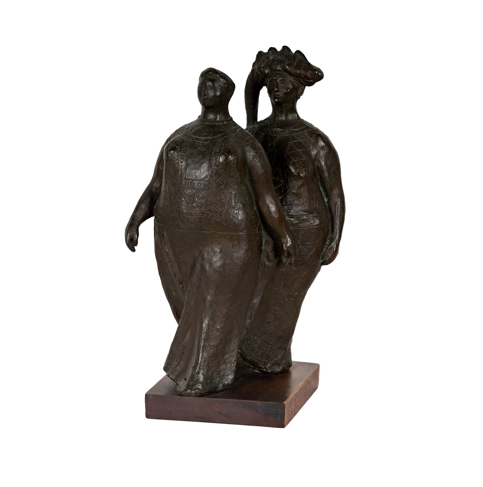 Francisco Zuniga (1912 - 1998): Two Women Walking (1 of 12)