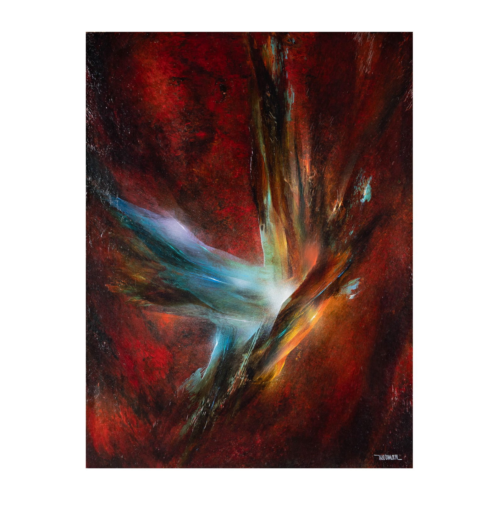 Leonardo M. Nierman (1932 - 2023): Bird at Sunset (1 of 9)