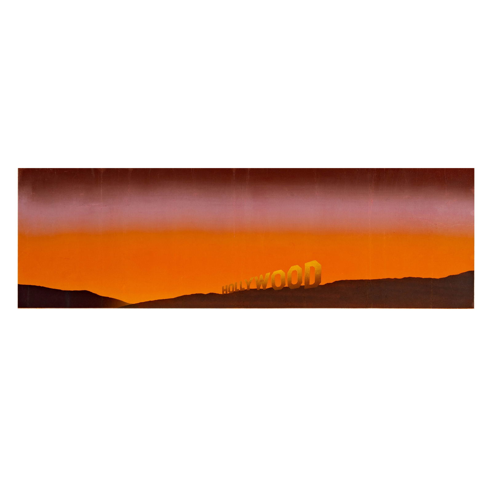 Edward Ruscha (American B. 1937): Hollywood (Engberg 7), (1 of 14)