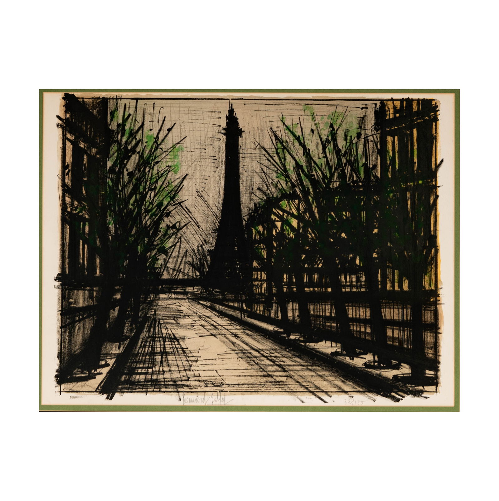 Bernard Buffet (1928 - 1999): La Tour Eiffel (1 of 9)