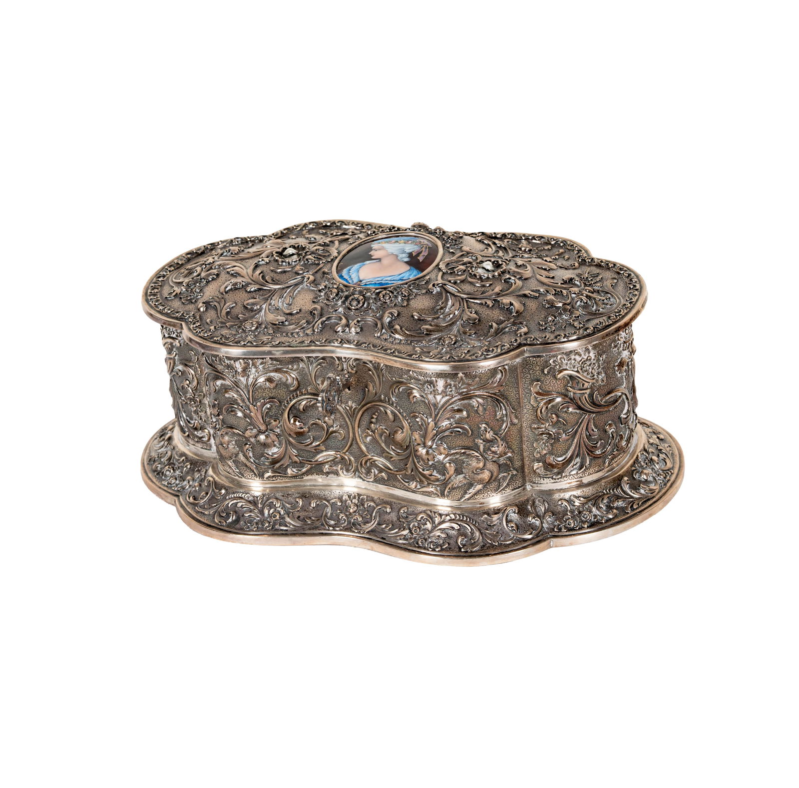A Portuguese .833 Silver Jewelry Box (1 of 11)