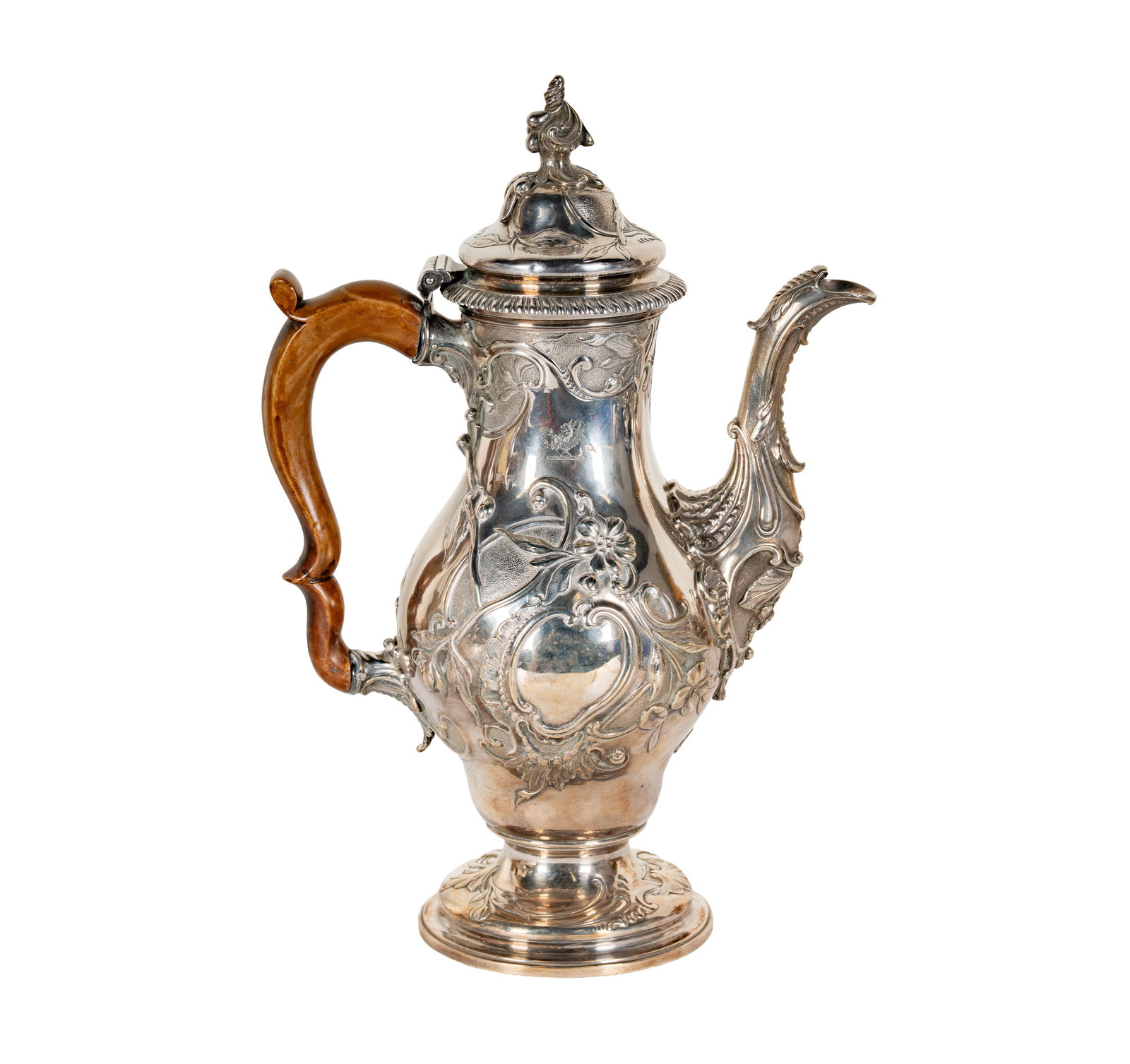 British Silver Chocolate Pot (1 of 19)