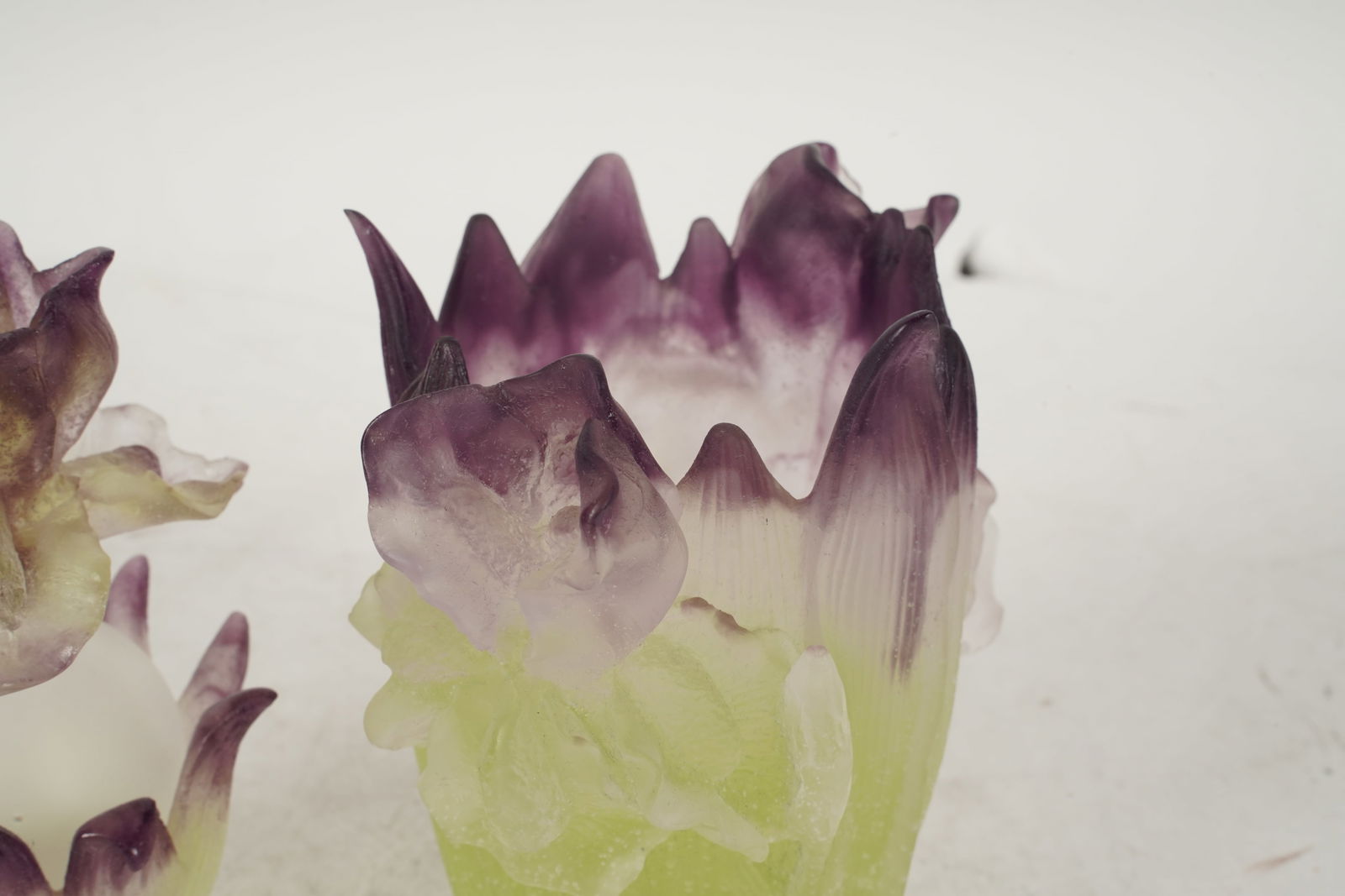 Two Daum Pate de Verre Table Articles - 2