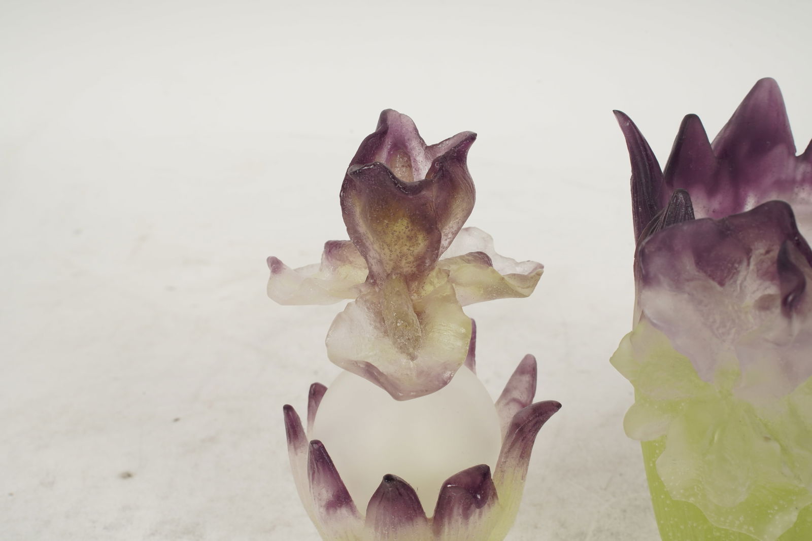 Two Daum Pate de Verre Table Articles - 3