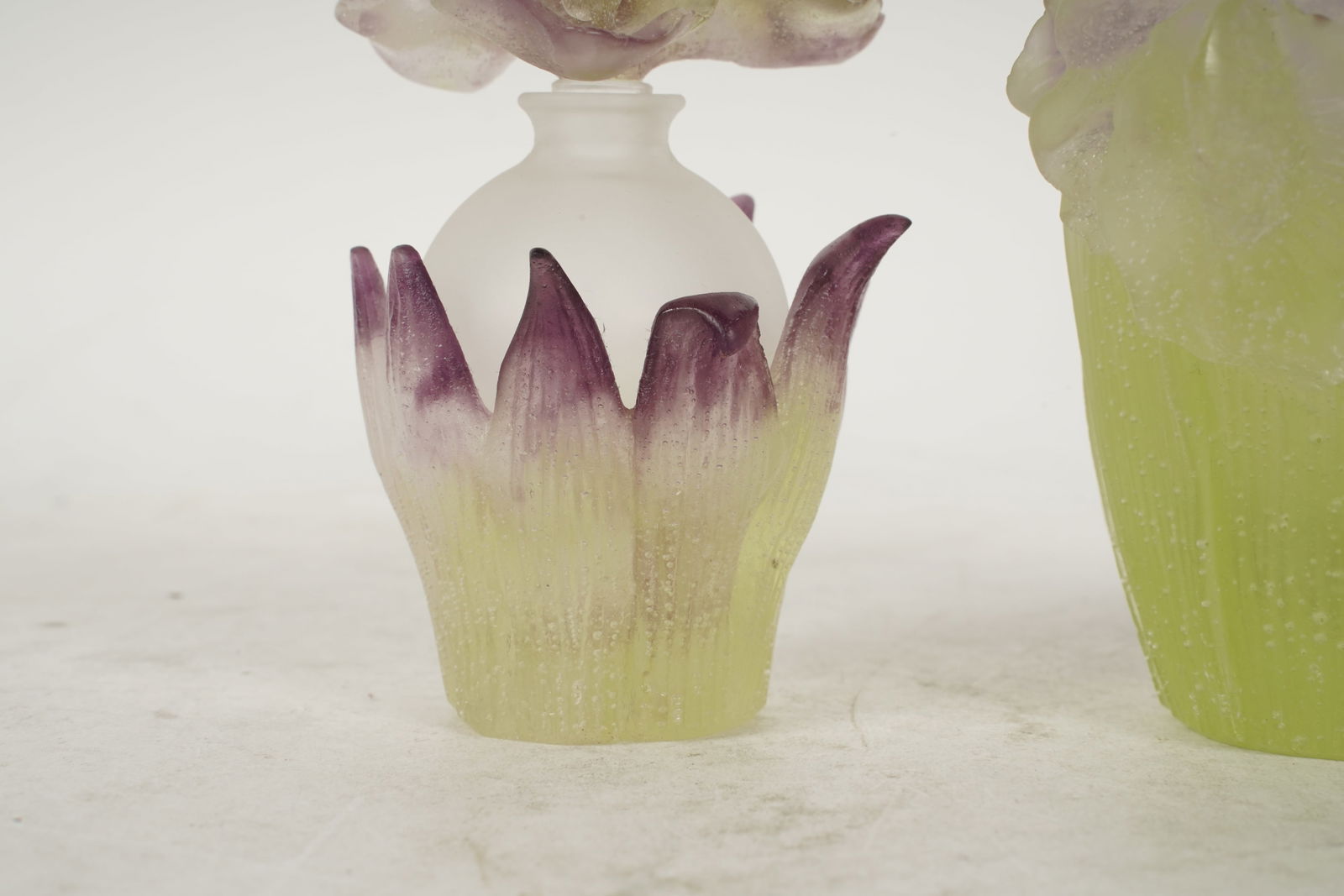 Two Daum Pate de Verre Table Articles - 4