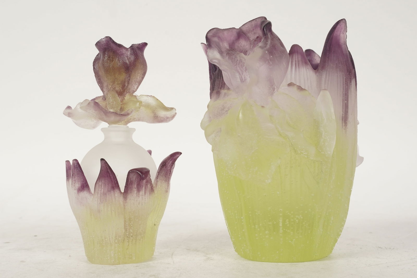 Two Daum Pate de Verre Table Articles - 5