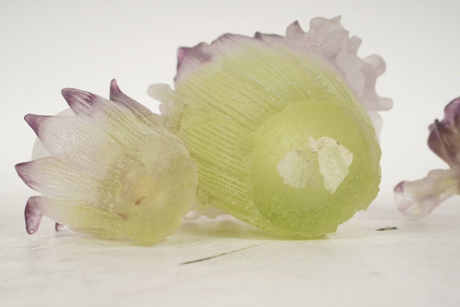 Two Daum Pate de Verre Table Articles - 7