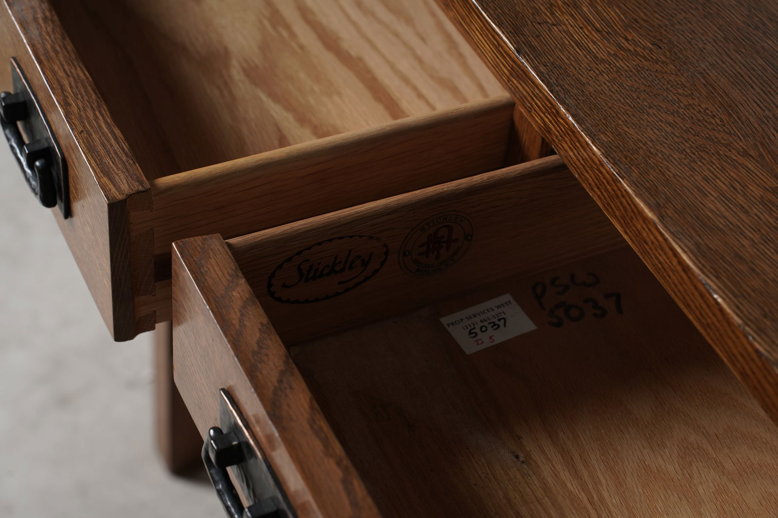 A Stickley Oak Server - 12